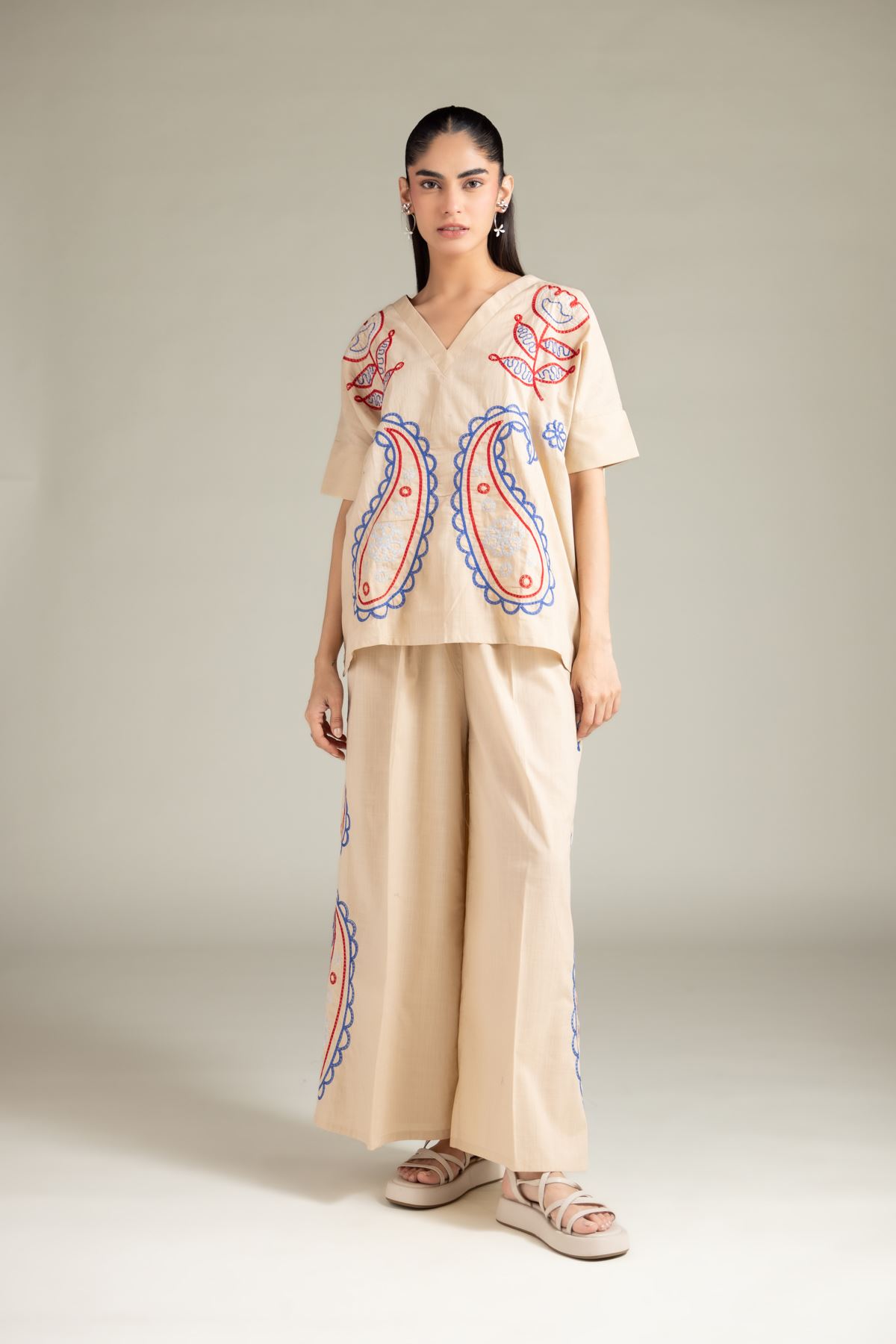 Textured Cotton Shirt - 6-26-102-A-F-VG