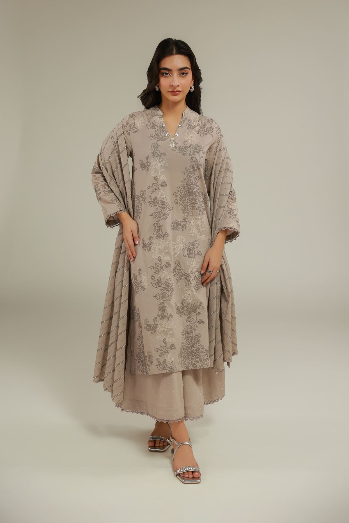 Lawn Summer Lawn Dupatta - 1-26-127-A-H-VG