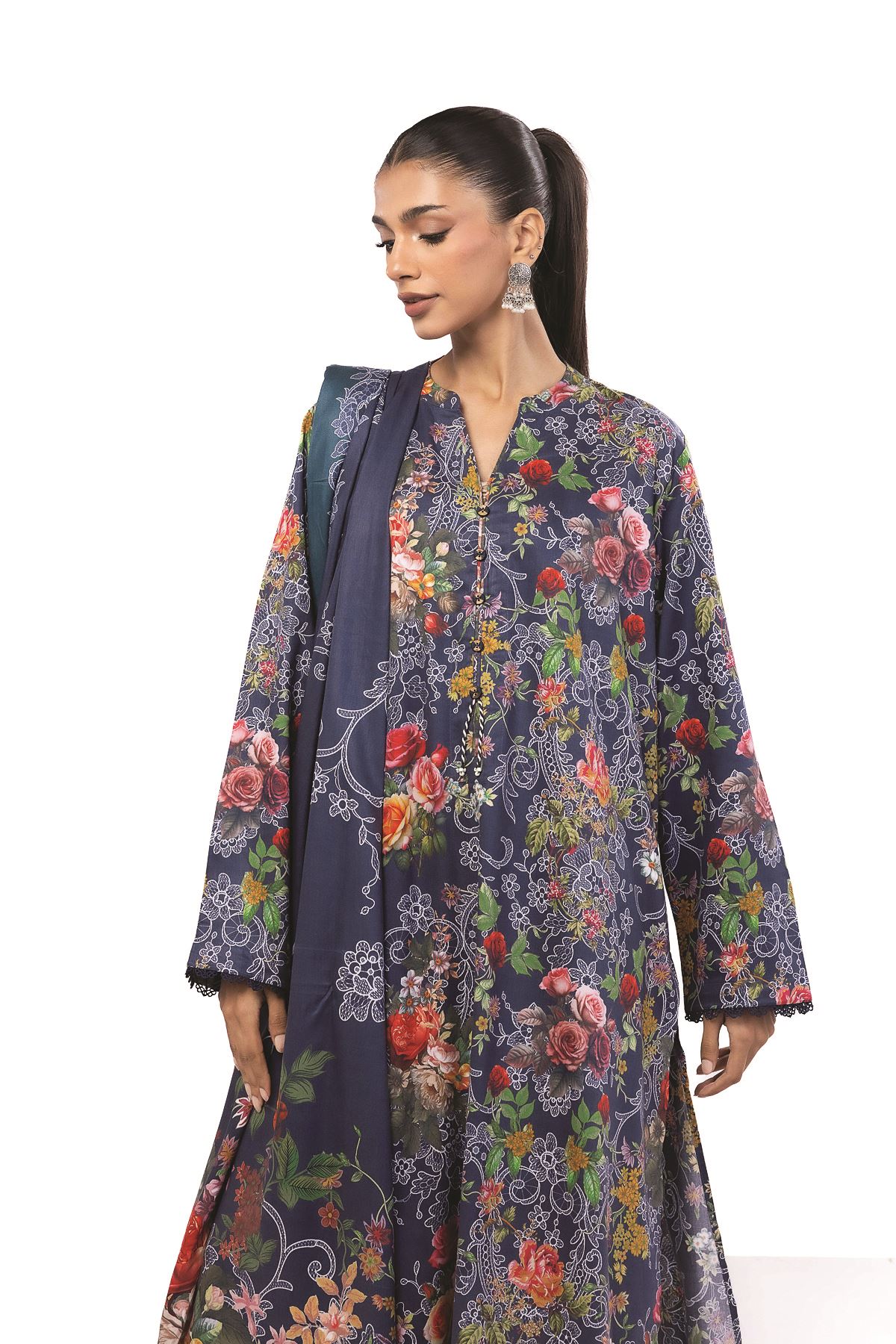 Printed Marina Fabrics 3 Piece - CV07A-G-VG