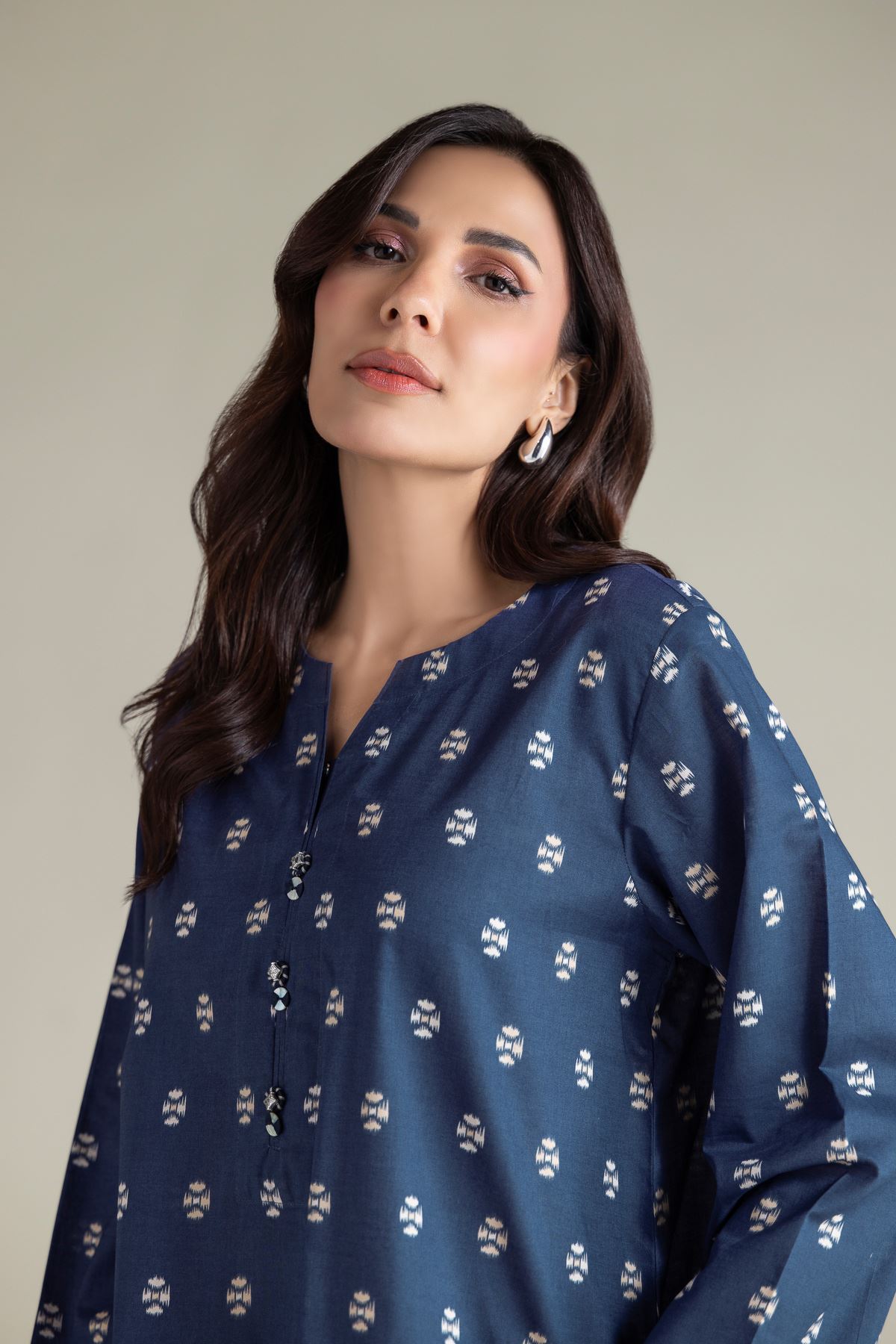 Embroidered Lawn Fabrics 2 Piece | Top and Bottom - A11-26-108FB1-VG
