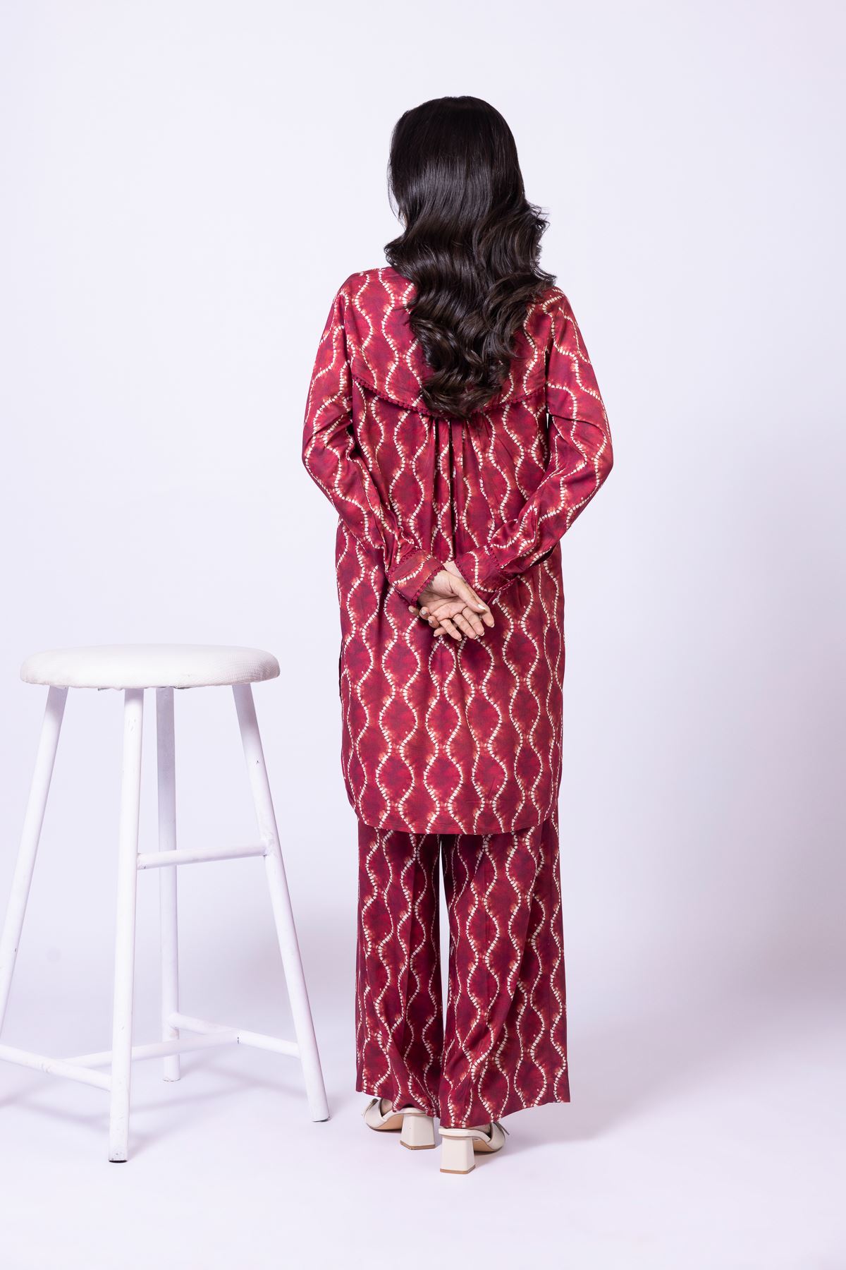 Printed Marina Kurta - 25-09-10E5-08TB-VG