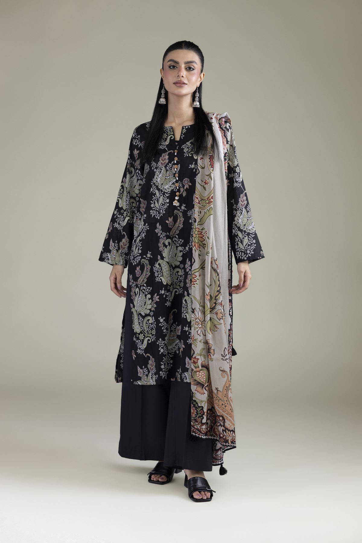 Printed Lawn Lawn Tailored 3-Piece - T-A11-26-210FF1-VG