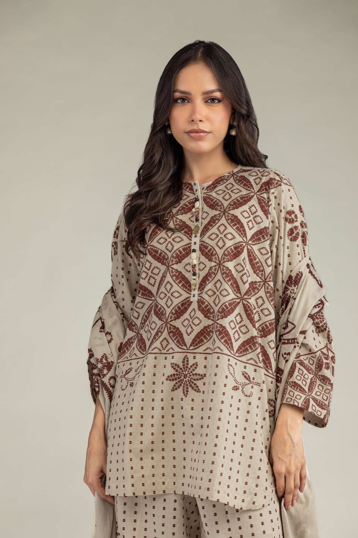 Printed Voile Voile Printed Dupatta - 1-26-220-B-E1-VG