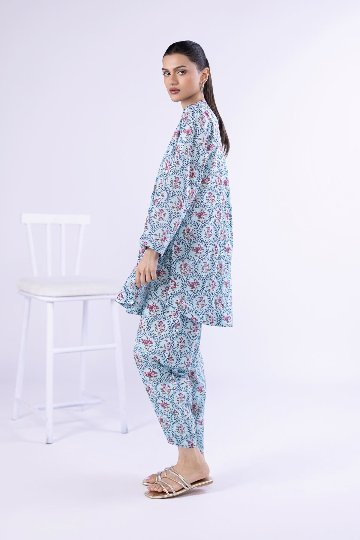 Printed Cambric Pants - 25-05E56-02BB-VG