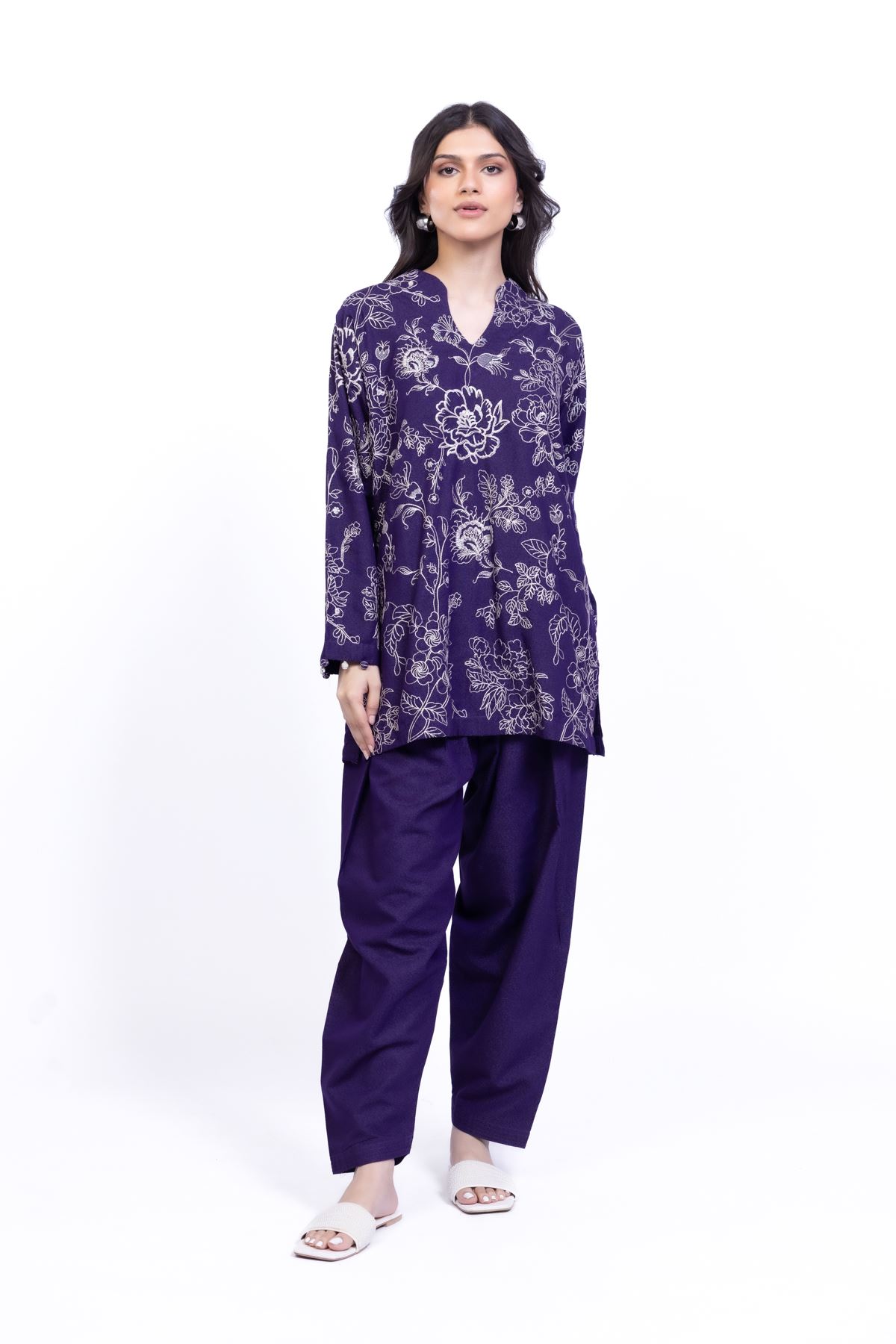 Dyed Karandi Pants - 25-09-11E5-06TA-VG