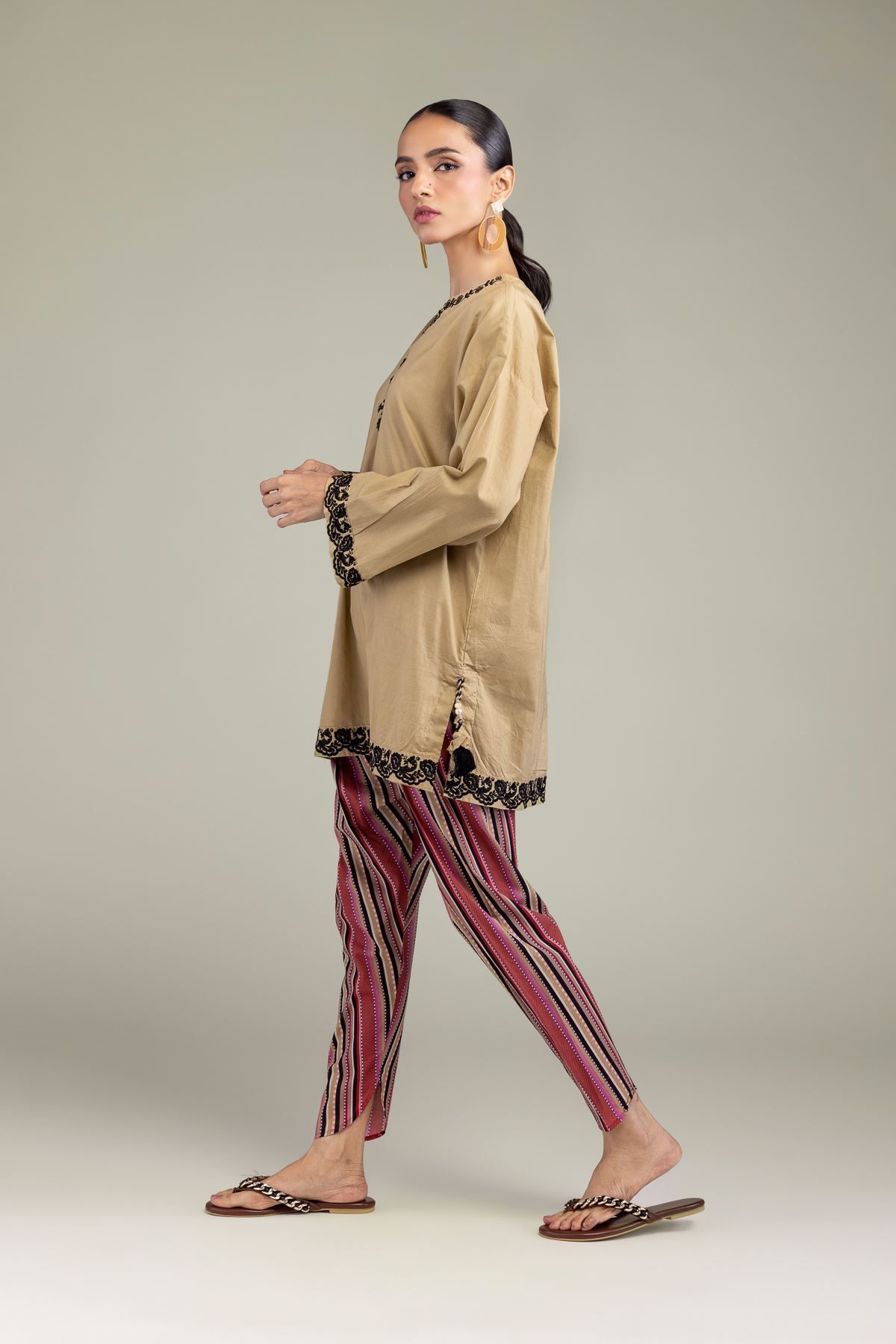 Embroidered Cambric Printed Cambric Shalwar - 1-26-210-A-C1-VG