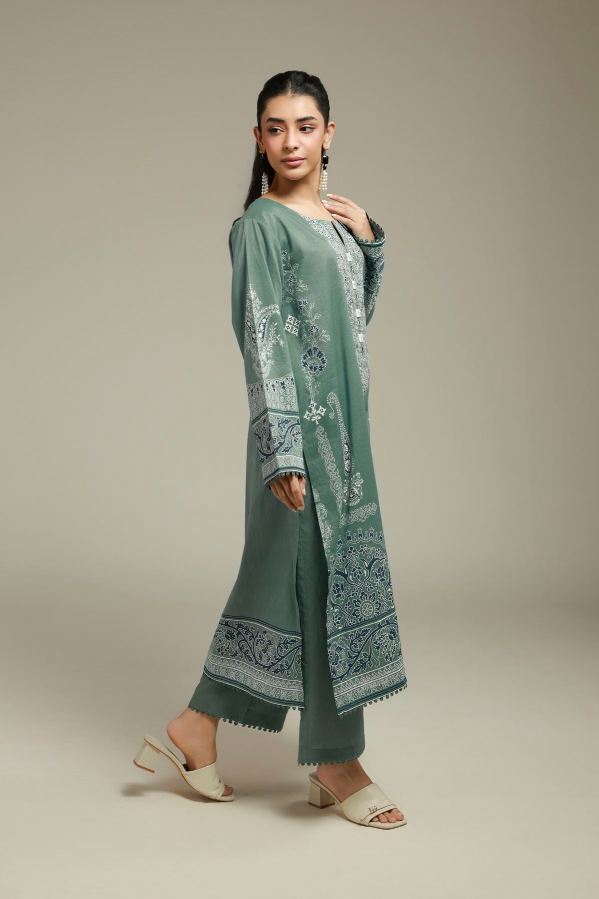 Printed Cambric Fabrics 2 Piece - A112-26-112EI1-VG
