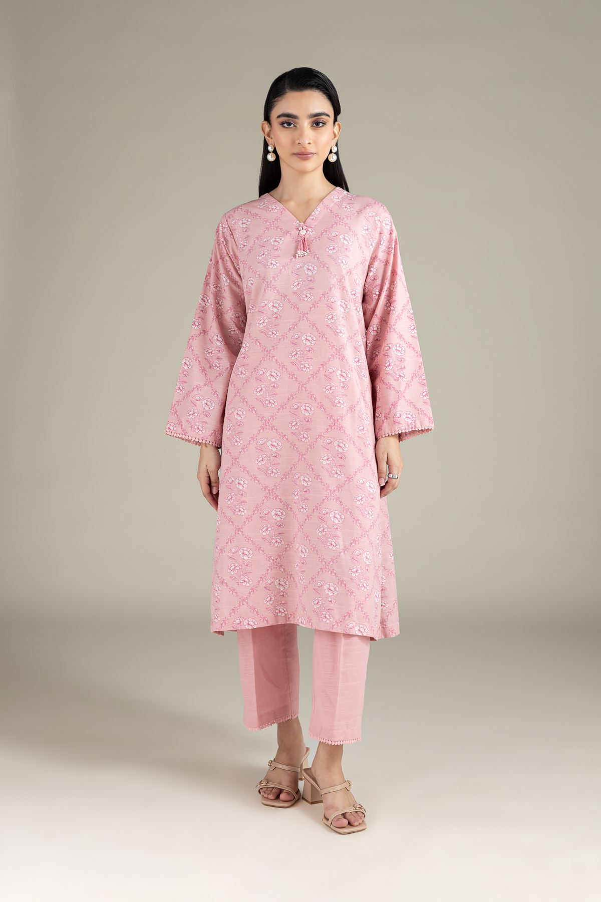 Printed Kurta - 25-10-12E3-07TA-VG