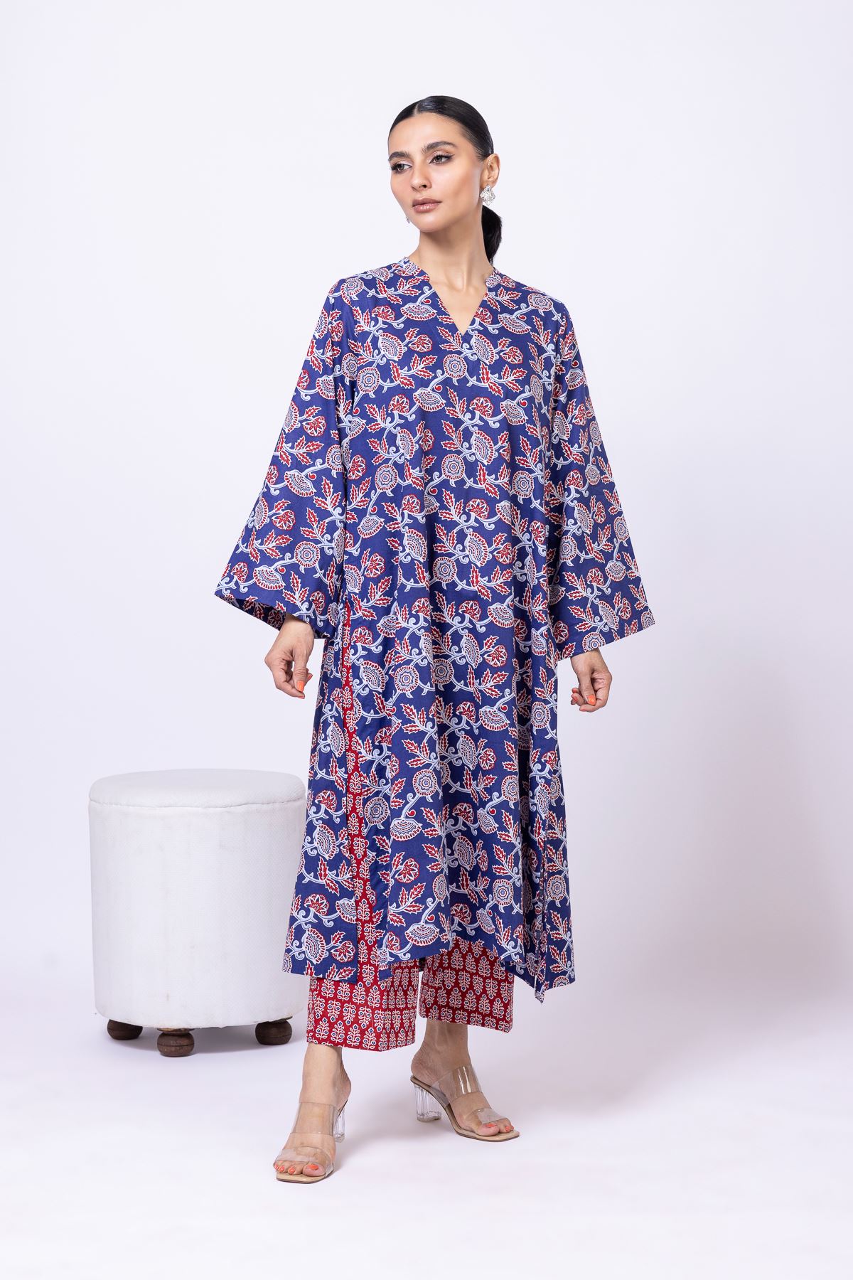 Printed Cambric Pants - 25-04E43-01TB-VG