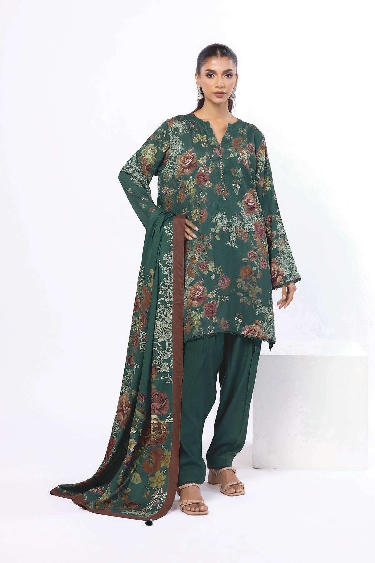 Printed Marina Tailored 3 Piece - LKN99AST-VG