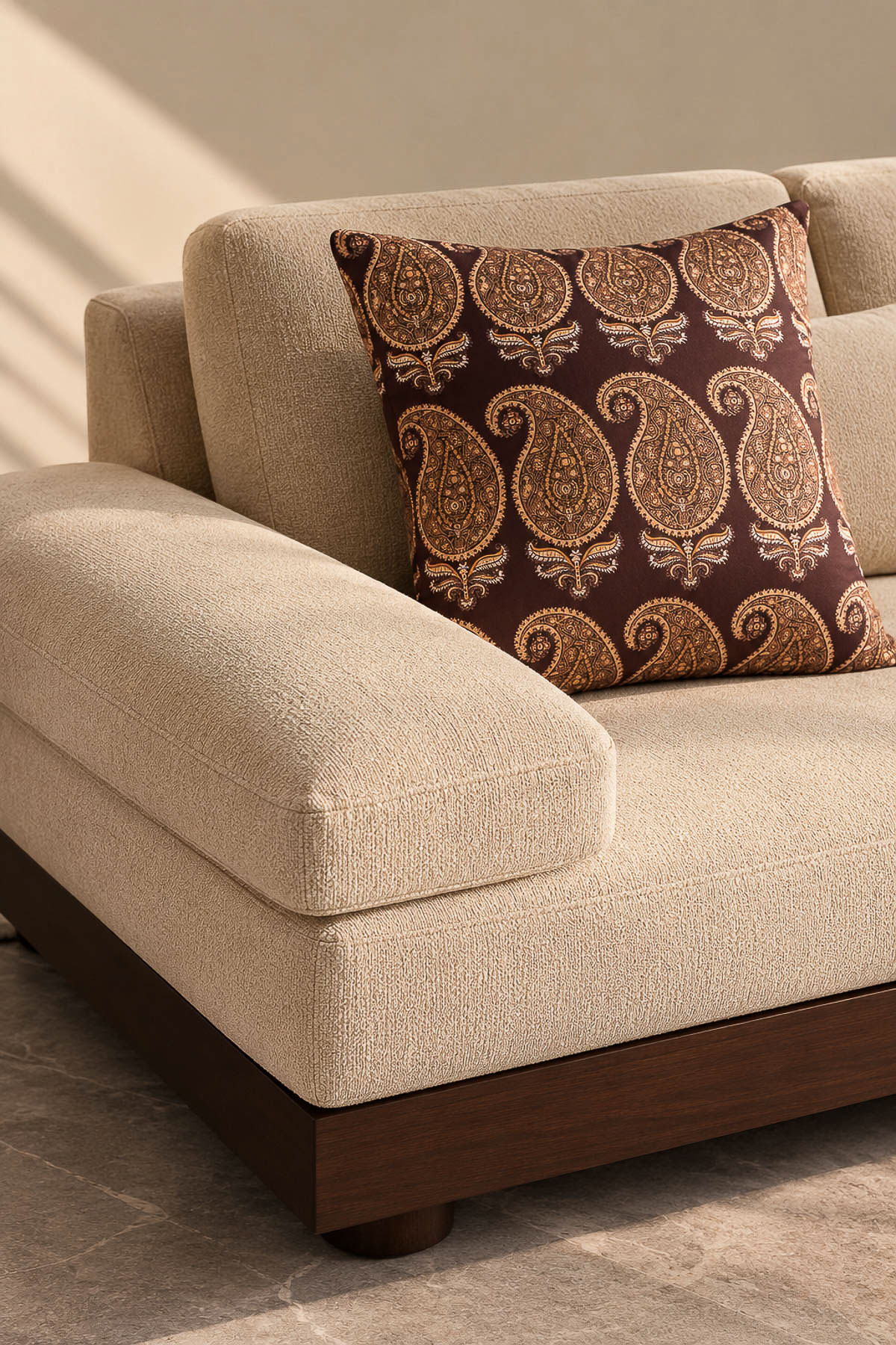 Printed Poly Sateen 16x16in Cushion Cover - 2-26-202-A-D-VG