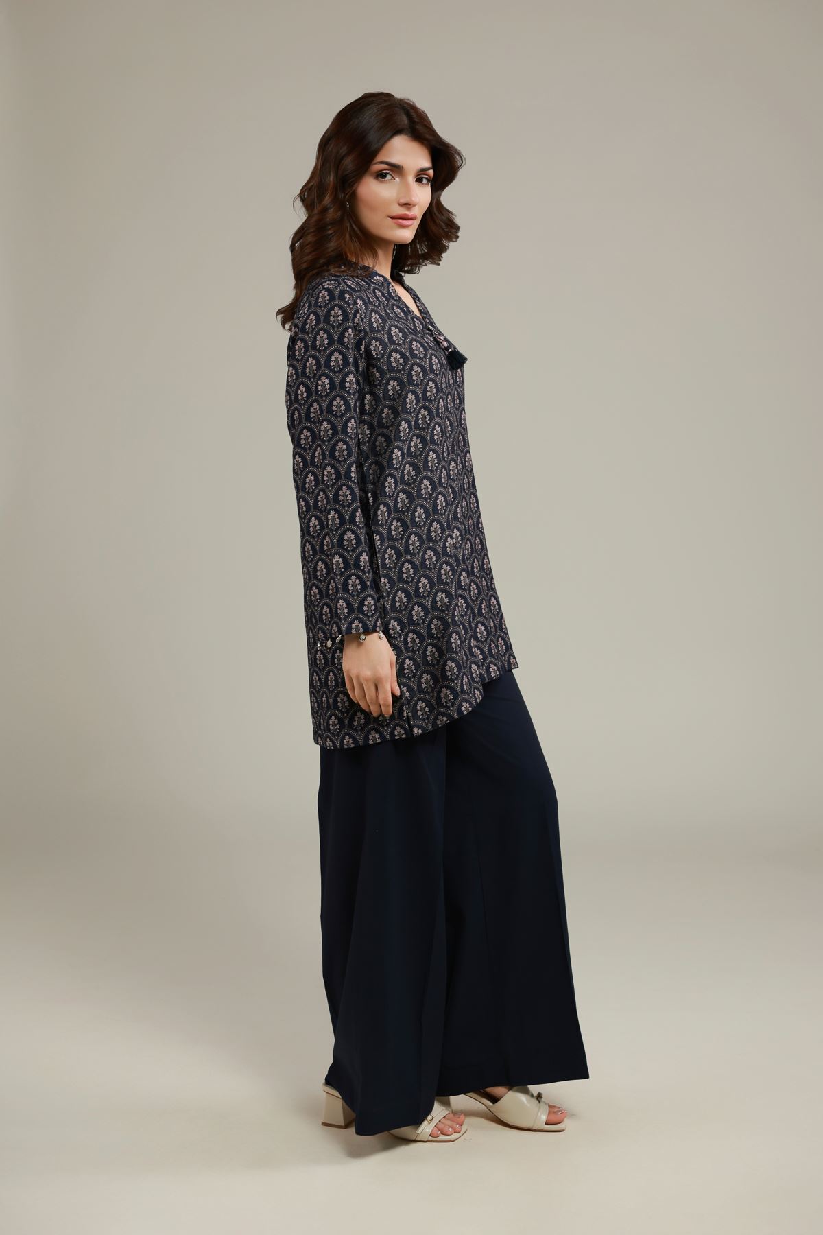Dyed Jacquard Pants - 25-10-11E9-08TB-VG