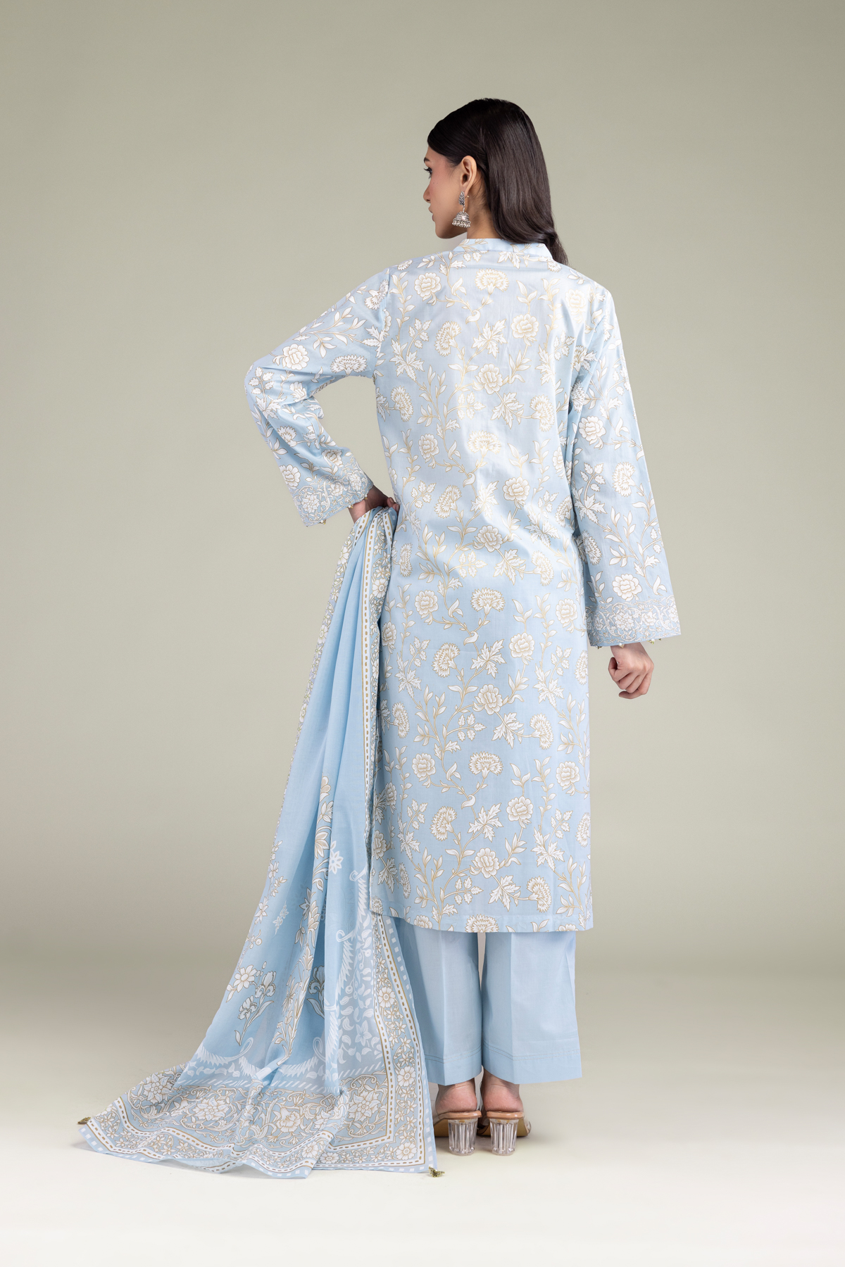 Printed Lawn Tailored 3-Piece Lawn - T-A11-26-118FI2-VG