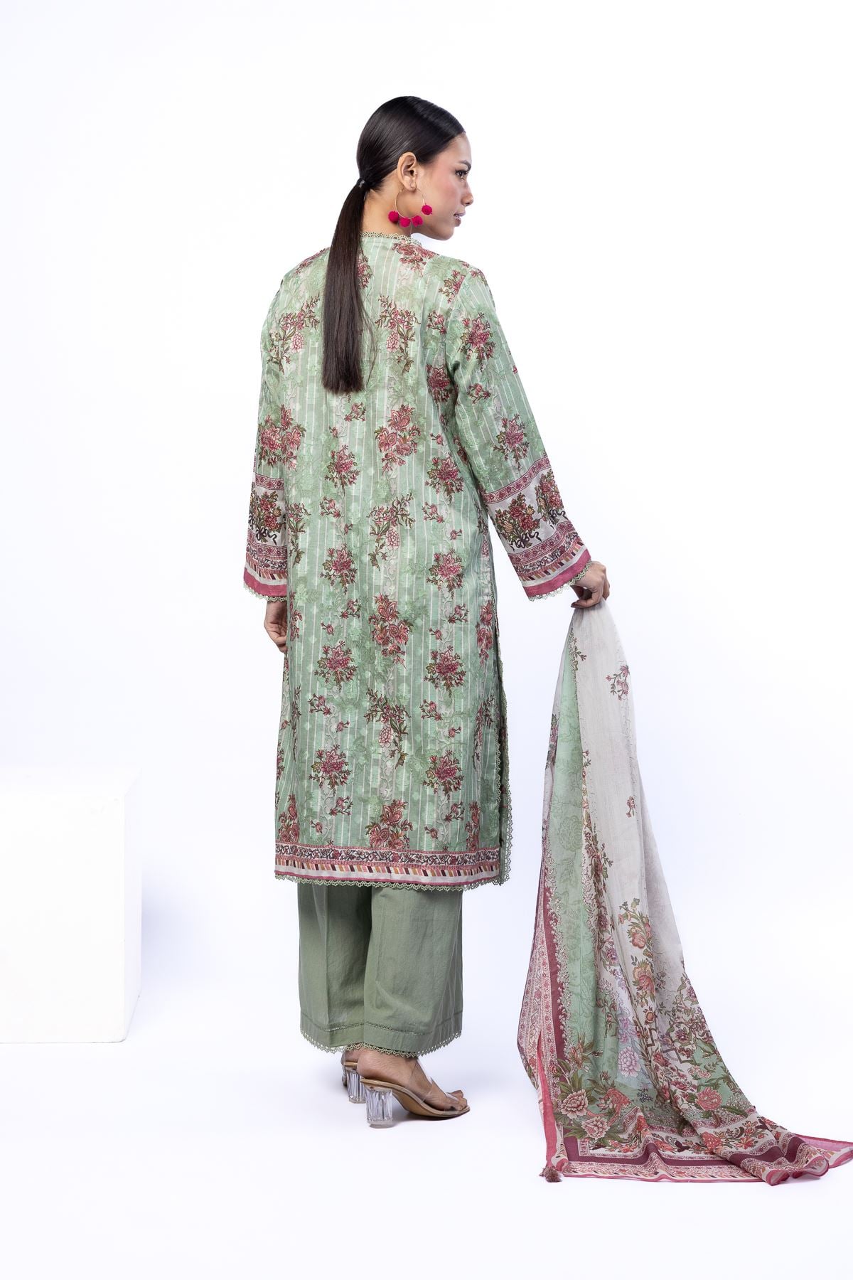 Printed Broshia Tailored 3 Piece - T-A33-26-108FD-VG