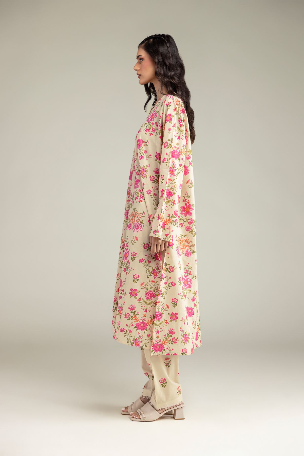 Printed Lawn Fabrics 2 Piece | Top and Bottom - A11-26-210FH1-VG