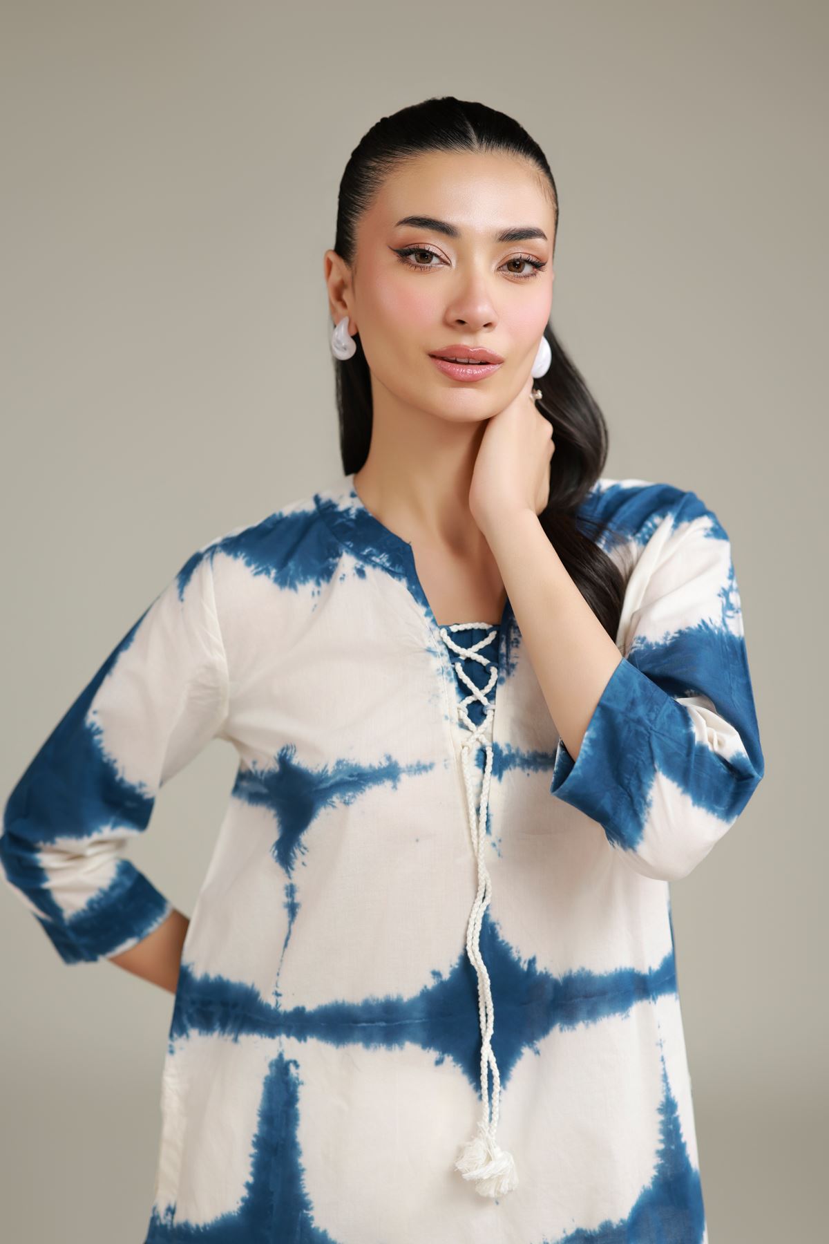Printed Cambric Printed Co-ord Set - T-A22-26-114FA2-VG