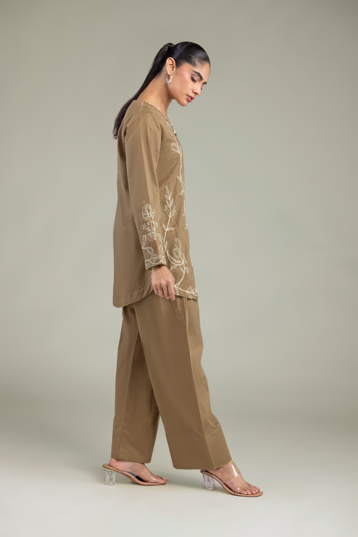 Dyed Cambric Cambric Solid Shalwar - 1-26-102-A-F-VG