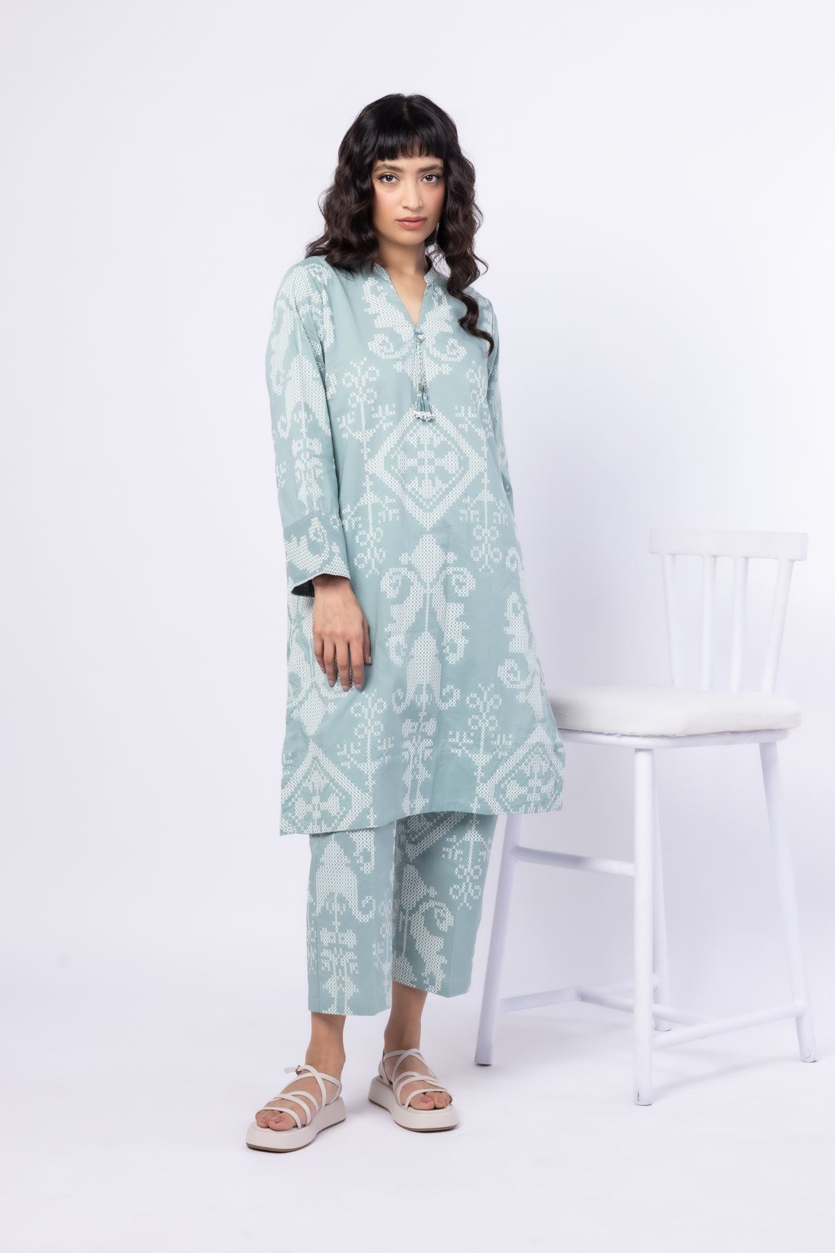 Printed Cambric Pants - 25-05E61-09BA-VG