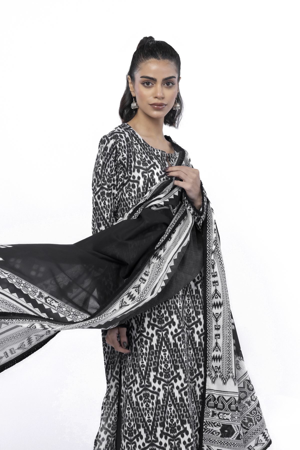 Printed Lawn Fabrics 3 Piece - CA02A-VG