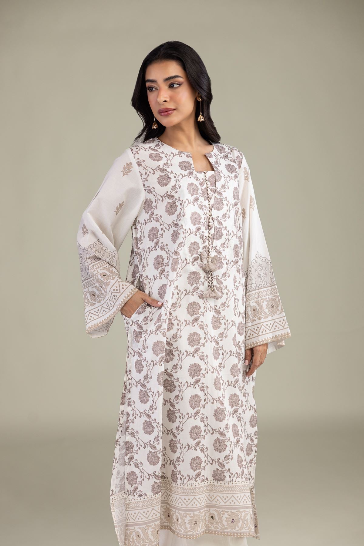 Printed Cambric Cambric Tailored 2-Piece - 1-26-301-B-I1-VG