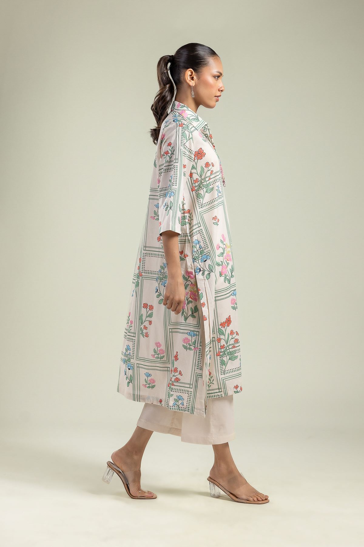 Printed Cambric Pants - 1-26-201-A-J-VG