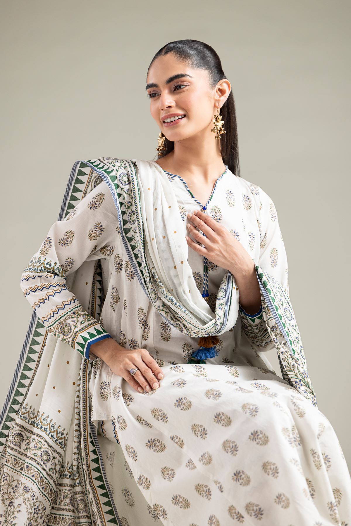 Cambric Kurta - 1-26-137-A-A-VG