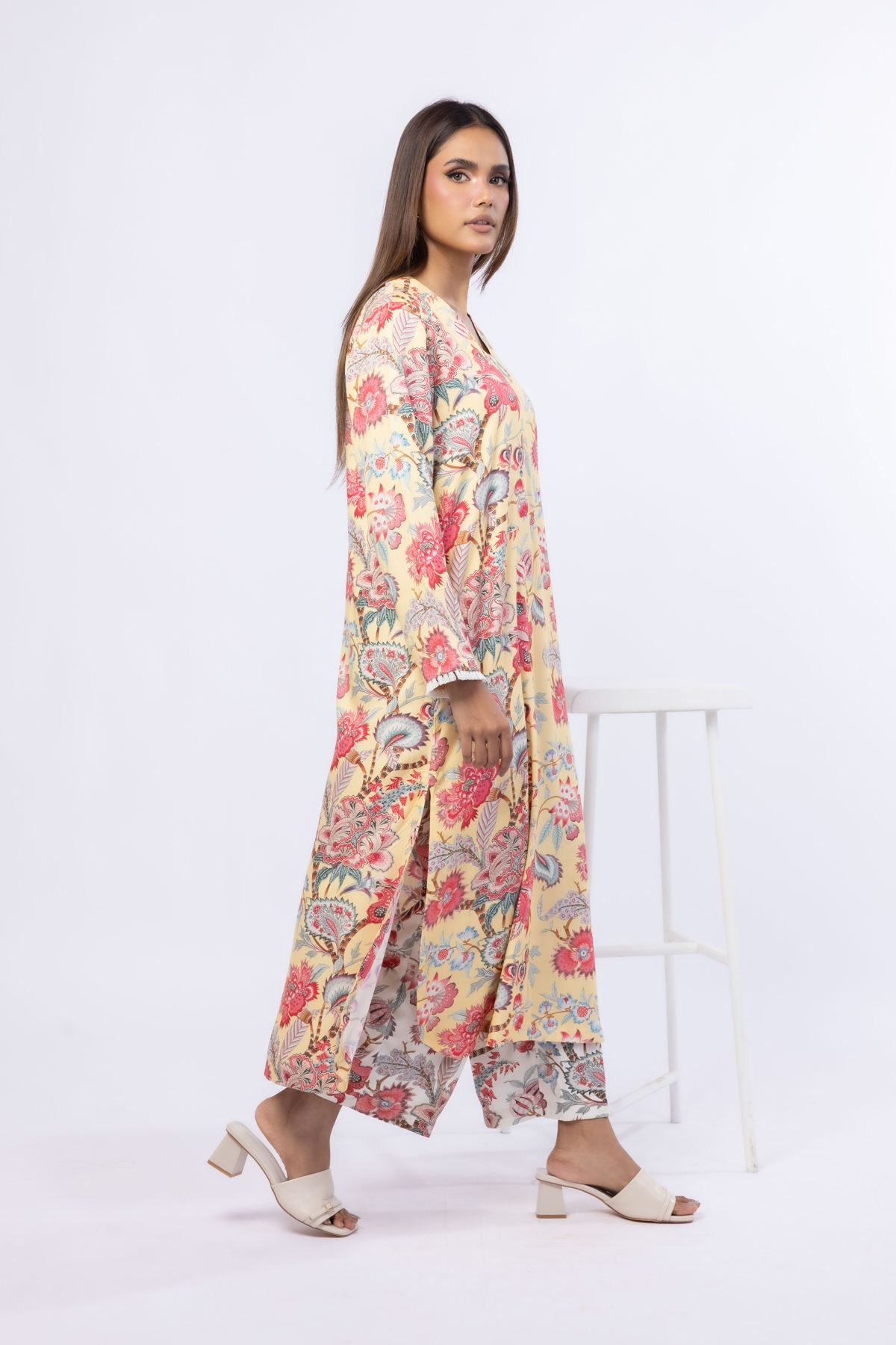 Printed Viscose Crepe Pants - 25-07-7E5-07BB-VG