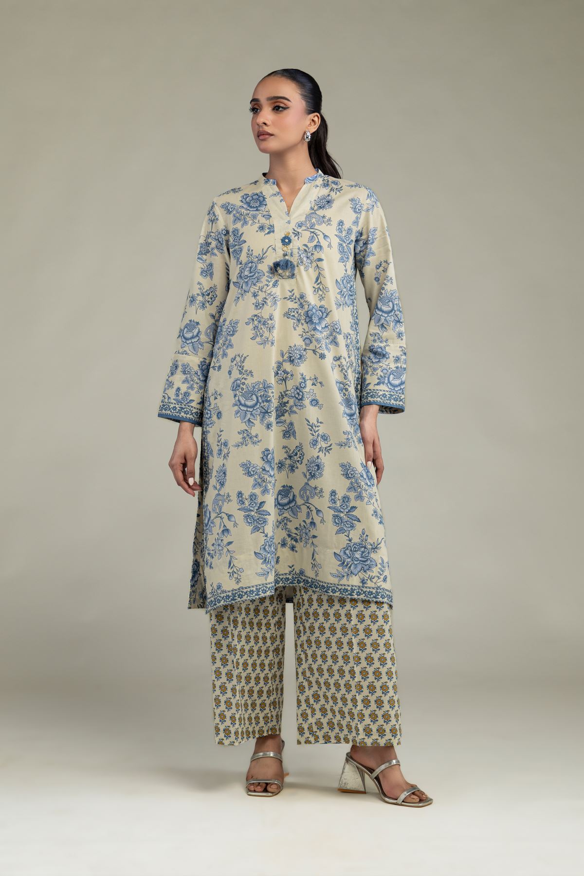 Printed Cambric Printed Cambric Pants - 2-26-303-B-F1-VG