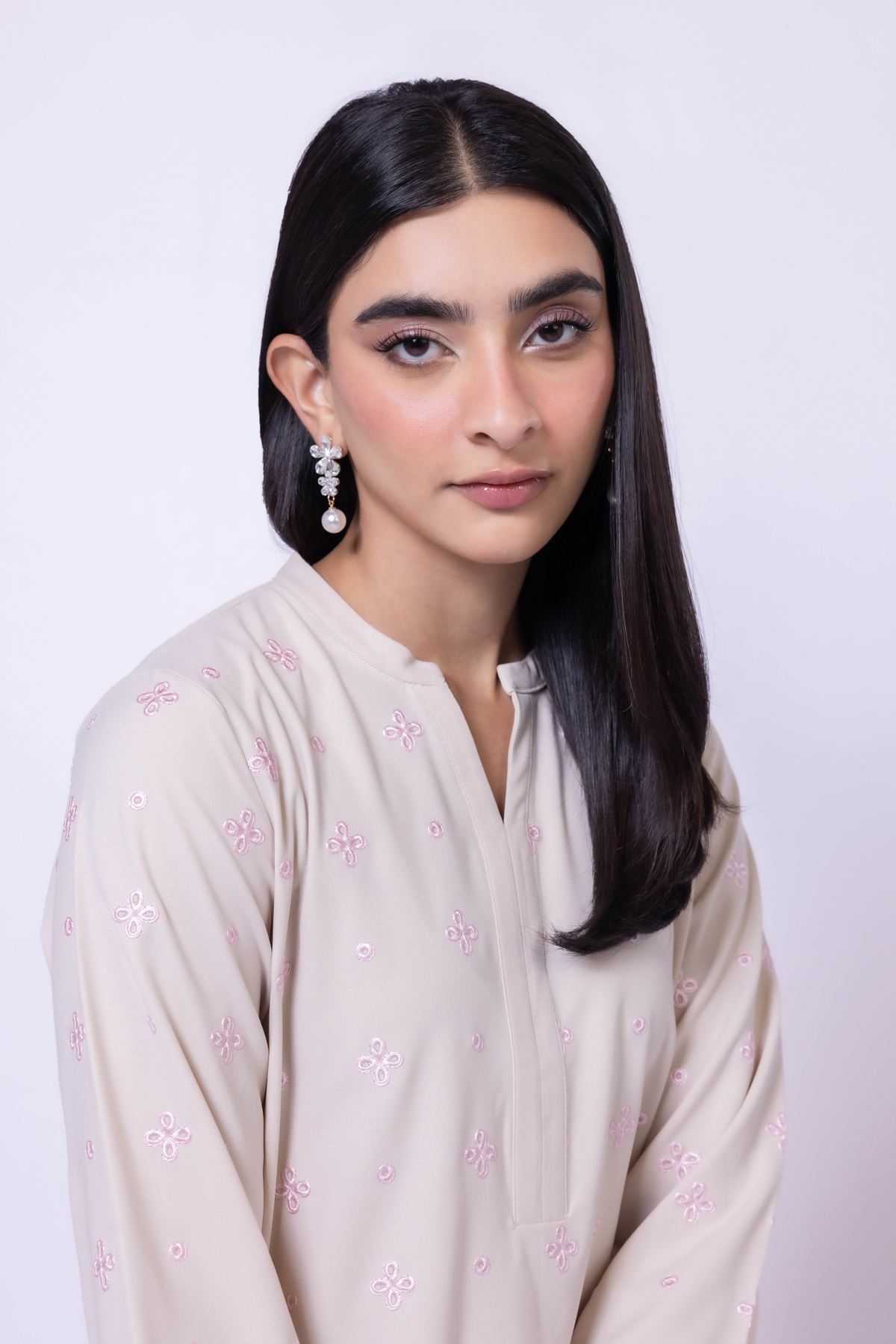 Embroidered Georgette Kurta - 25-10-11E8-11TB-VG