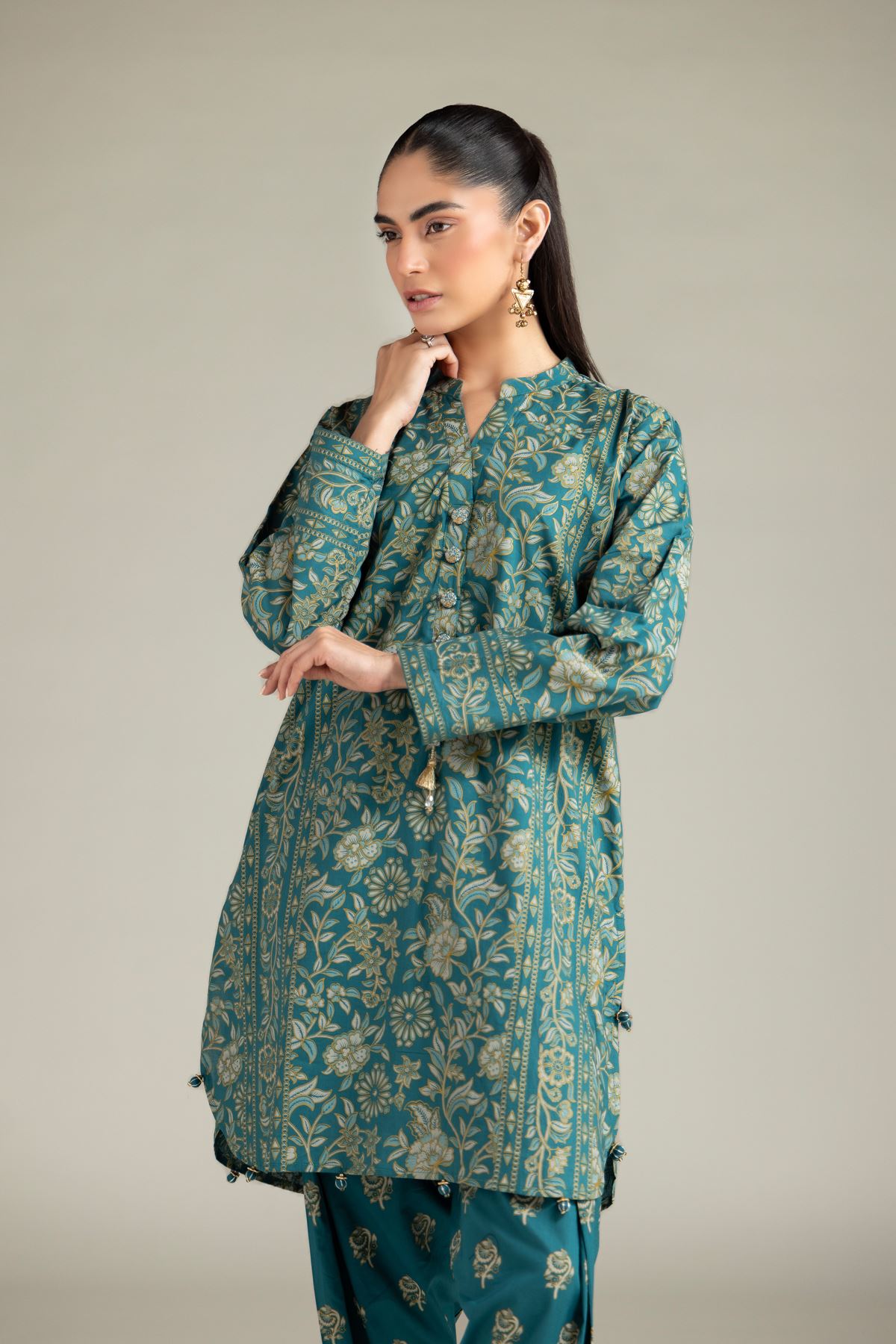 Cambric Kurta - 1-26-126-A-A-VG