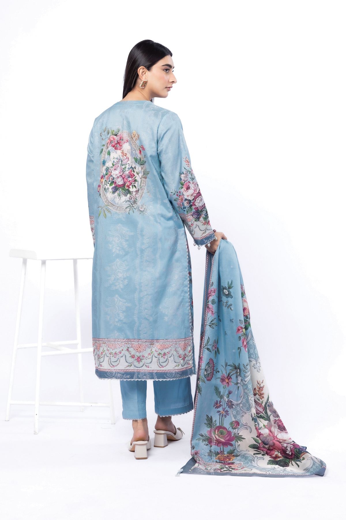 Printed Jacquard Fabrics 3 Piece - A33-26-107FI-VG