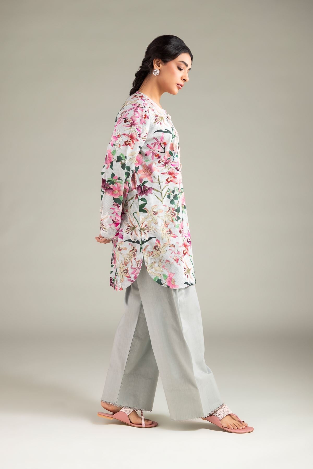 Dyed Textured Lawn Shalwar - 1-26-115-A-B-VG