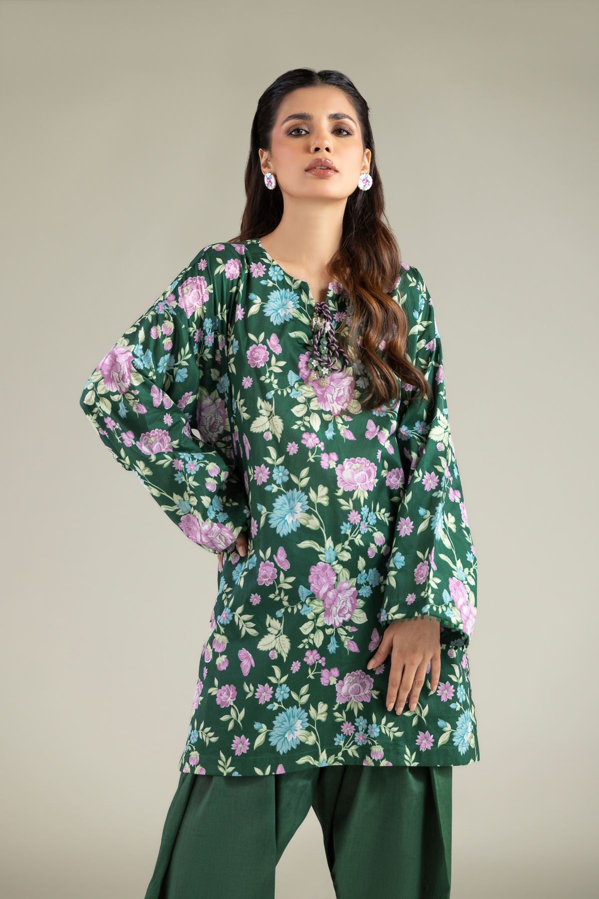 Printed Lawn 2-Piece Tailored Lawn - 2-26-208-A-E1-VG