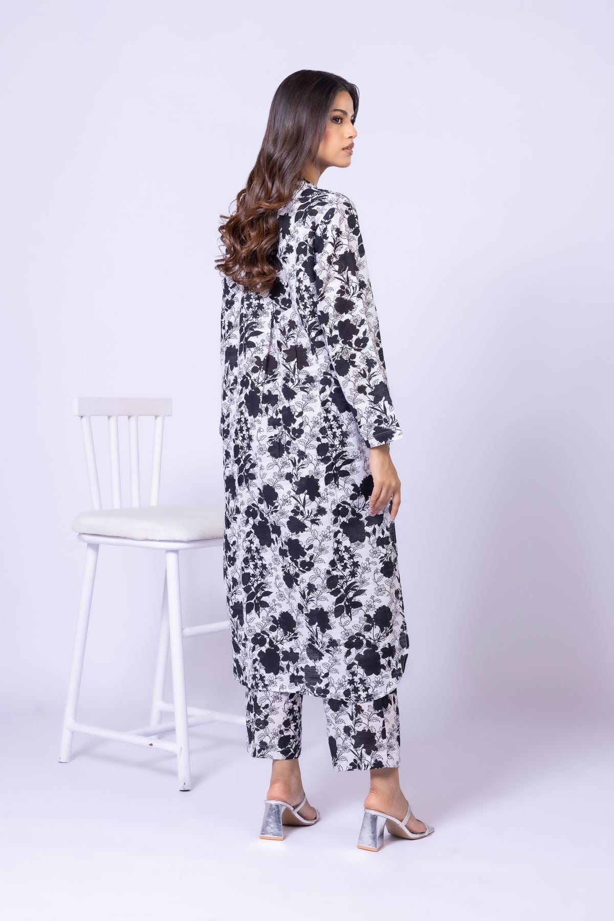 Printed Textured Cotton Kurta - OTD4-EX22-10TA-VG