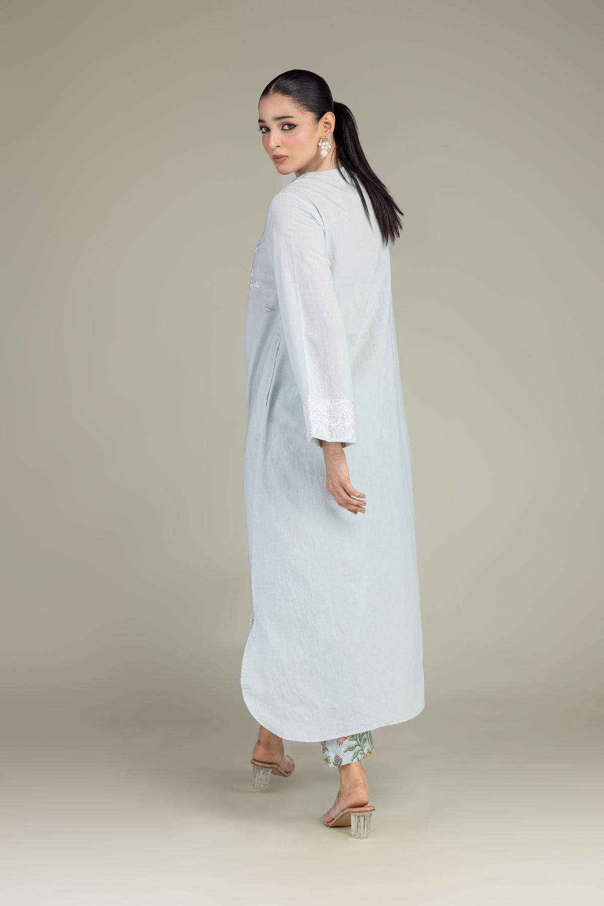 Embroidered Cambric Fabrics 2 Piece | Top and Bottom - A22-26-214FH1-VG