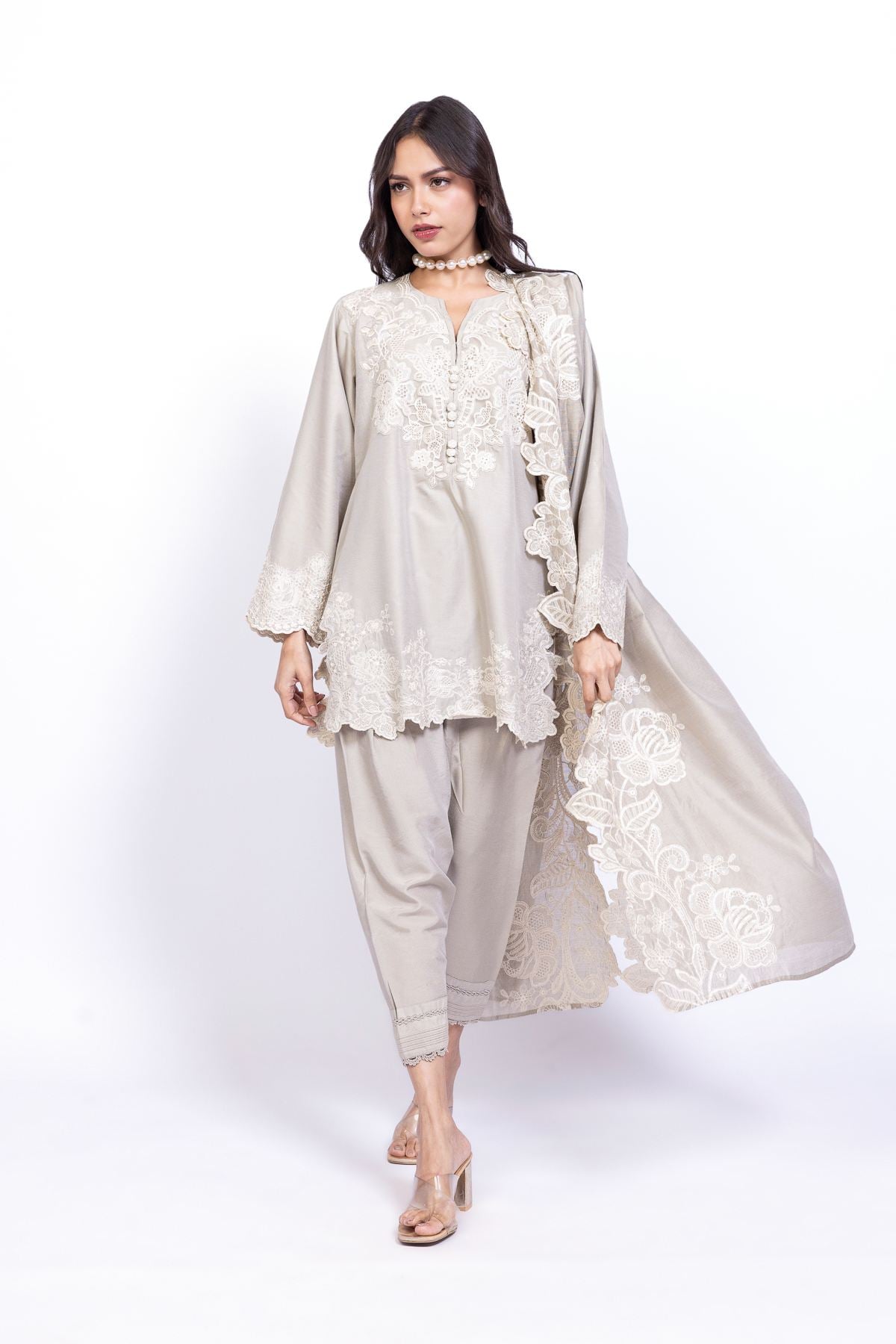 Dyed Raw Silk Pants - DDNN08AA-VG