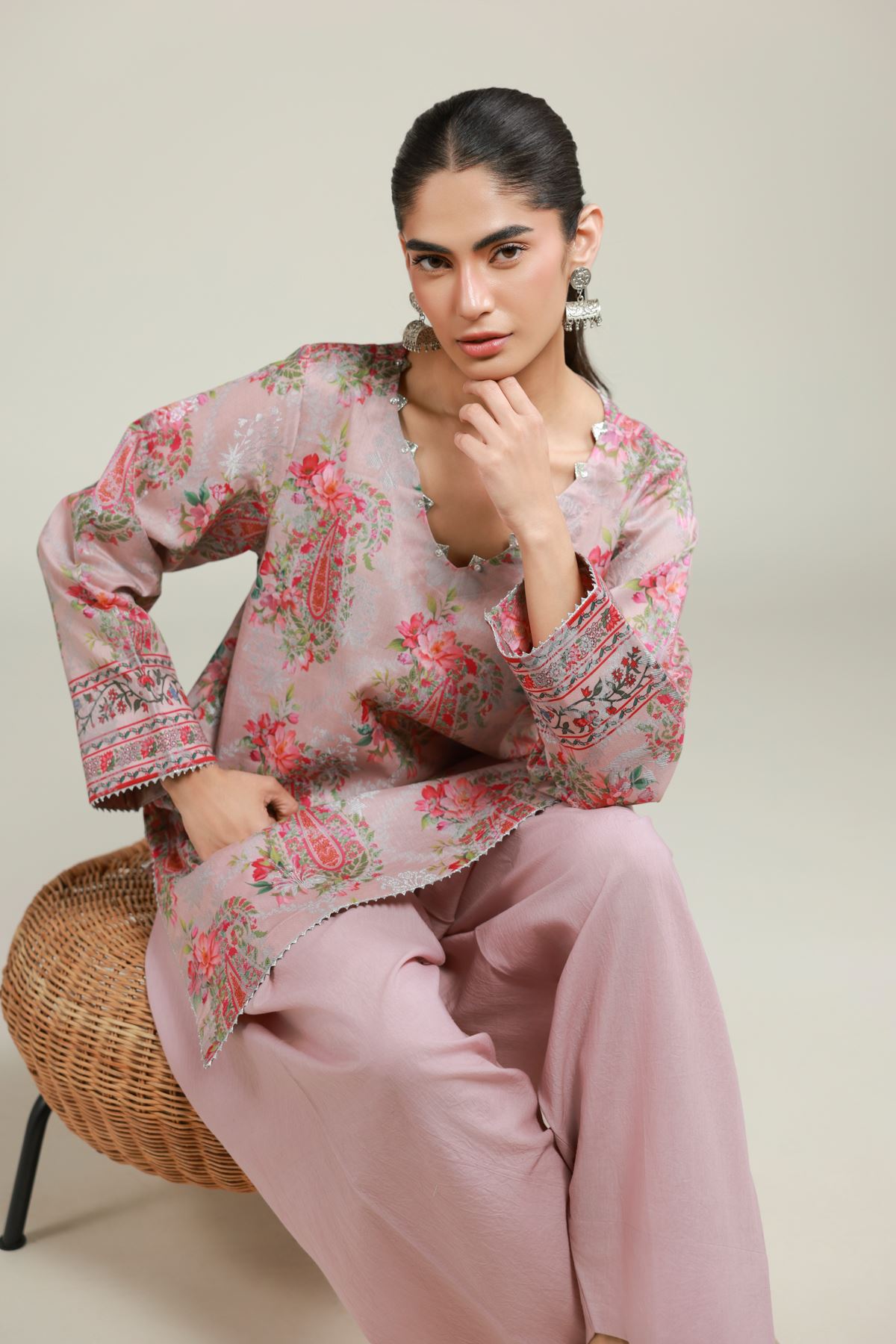 Printed Jacquard Fabrics 2 Piece - A33-26-104FB1-VG