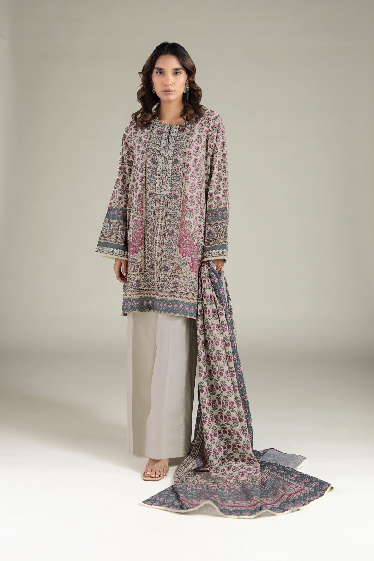 Printed Messuri Fabrics 3 Piece - 1001940116