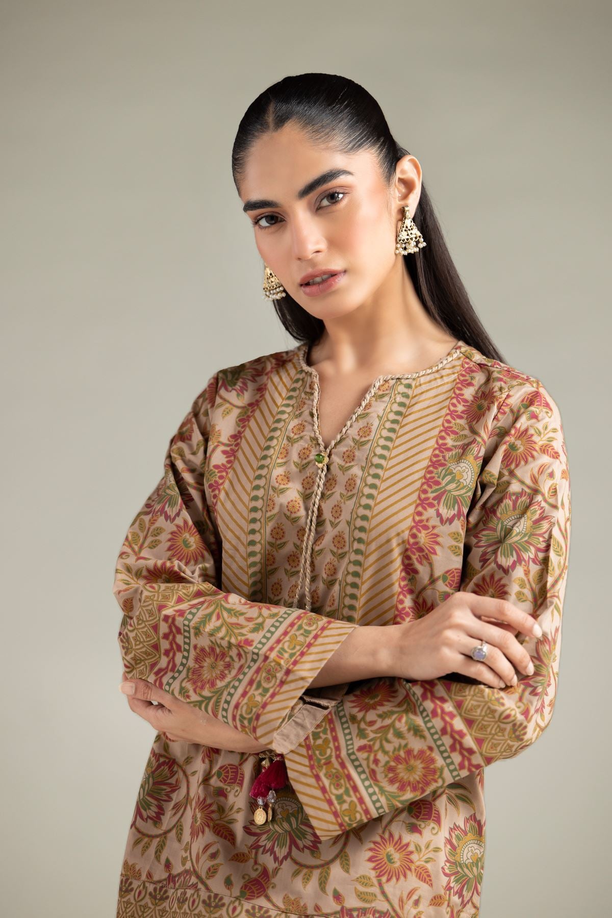 Cambric Kurta - 1-26-108-A-A-VG