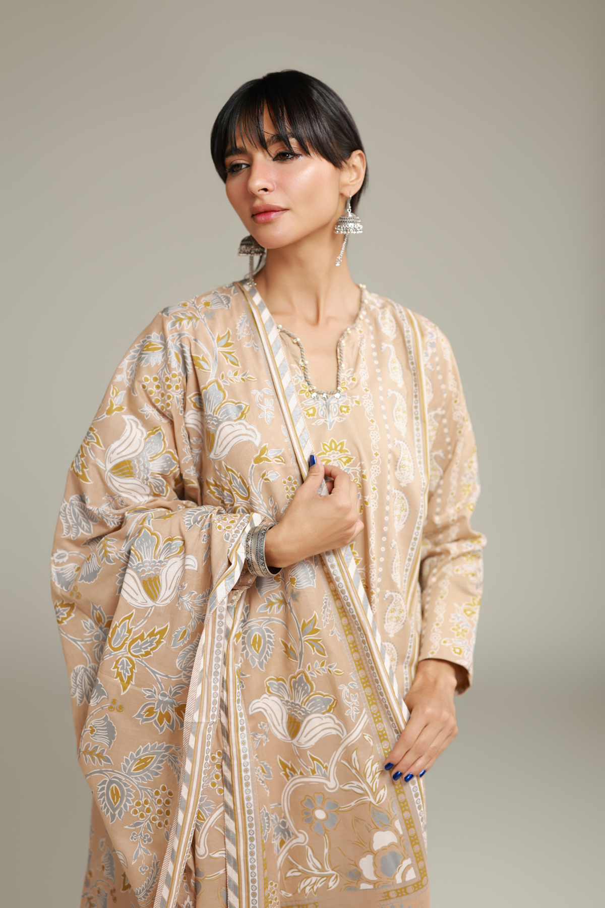 Printed Lawn Printed Lawn Dupatta - 1-26-228-A-I2-VG