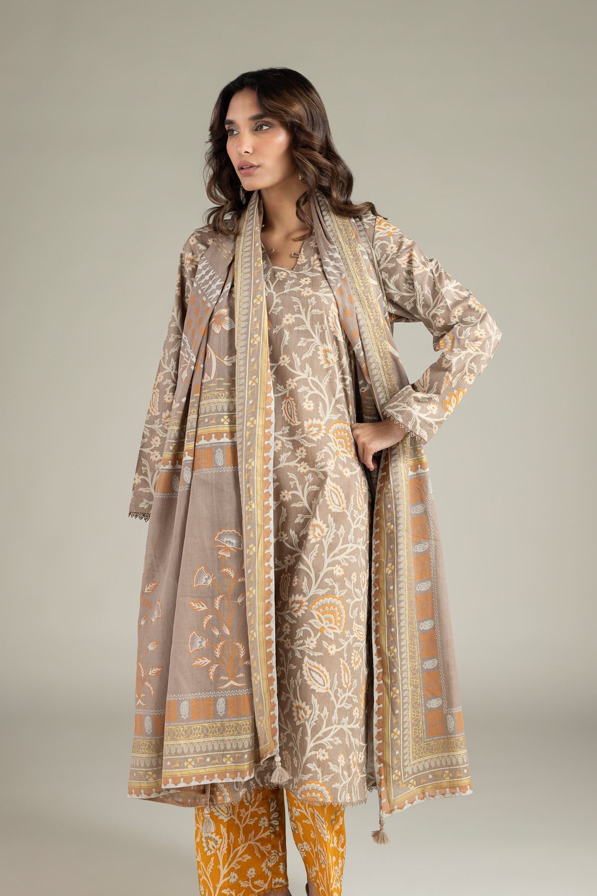 Printed Lawn Tailored 3 Piece - T-A33-26-104FD1-VG