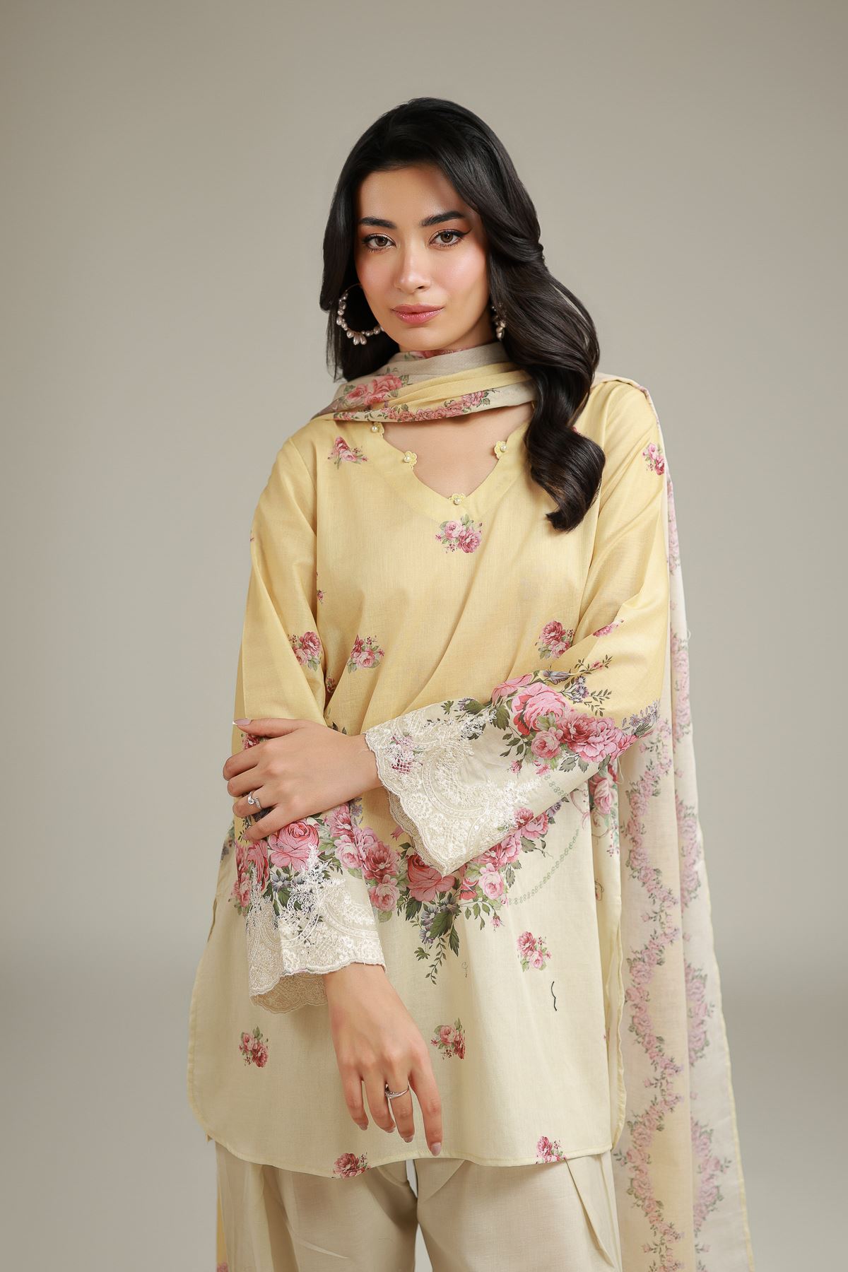 Embroidered Lawn 3-Piece Lawn Tailored - T-A11-26-108FB1-VG
