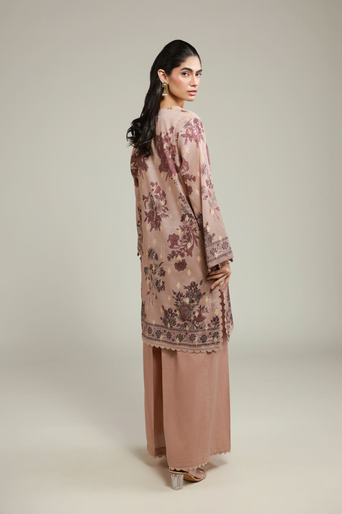 Printed Jacquard Tailored 2-Piece Set - T-A113-26-111EE1-VG