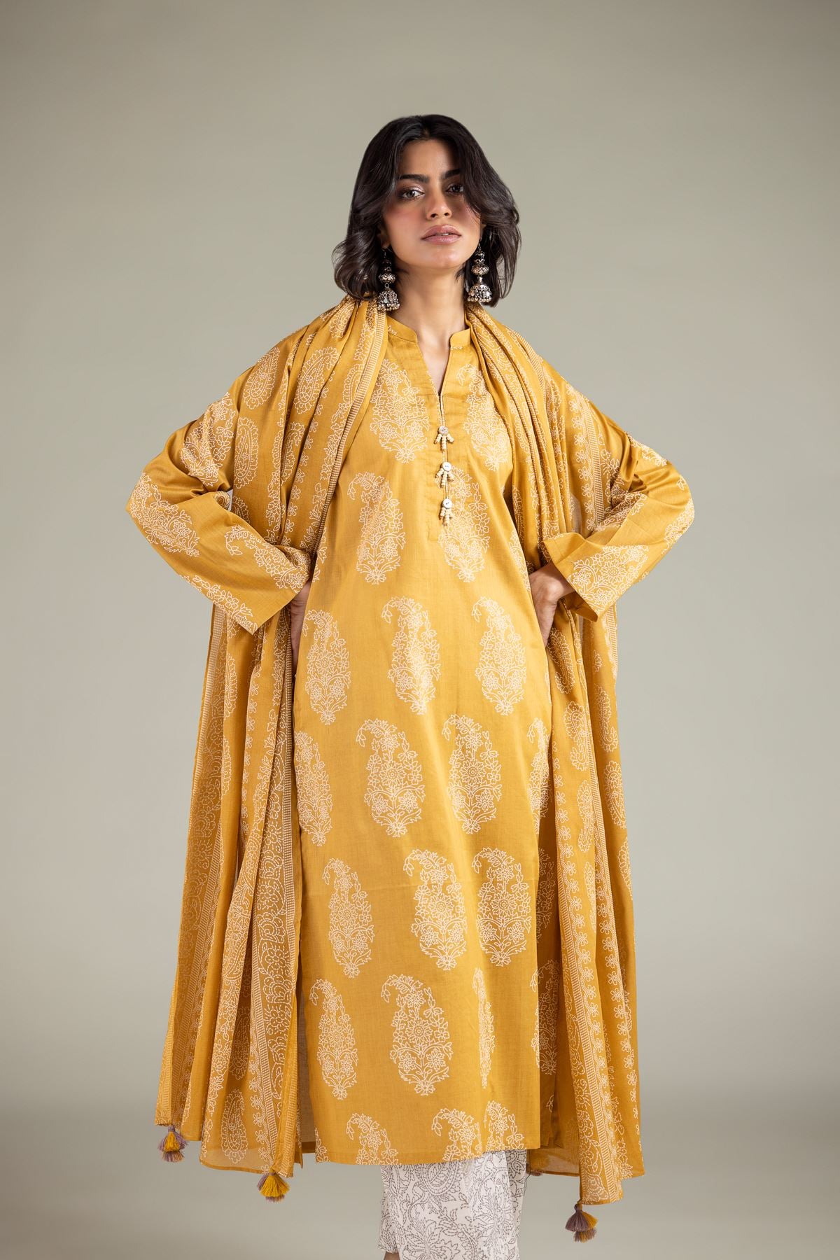 Printed Lawn Lawn Tailored 3-Piece - B1-2-26-106-A-C-VG