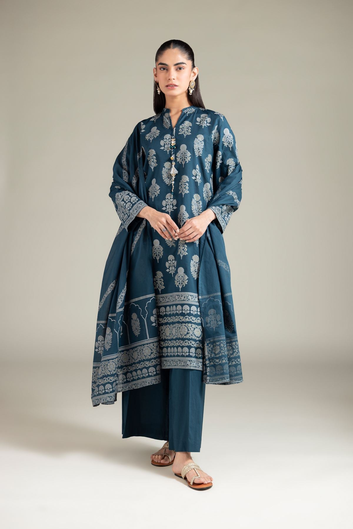 Lawn Dupatta - 1-26-125-A-D-VG