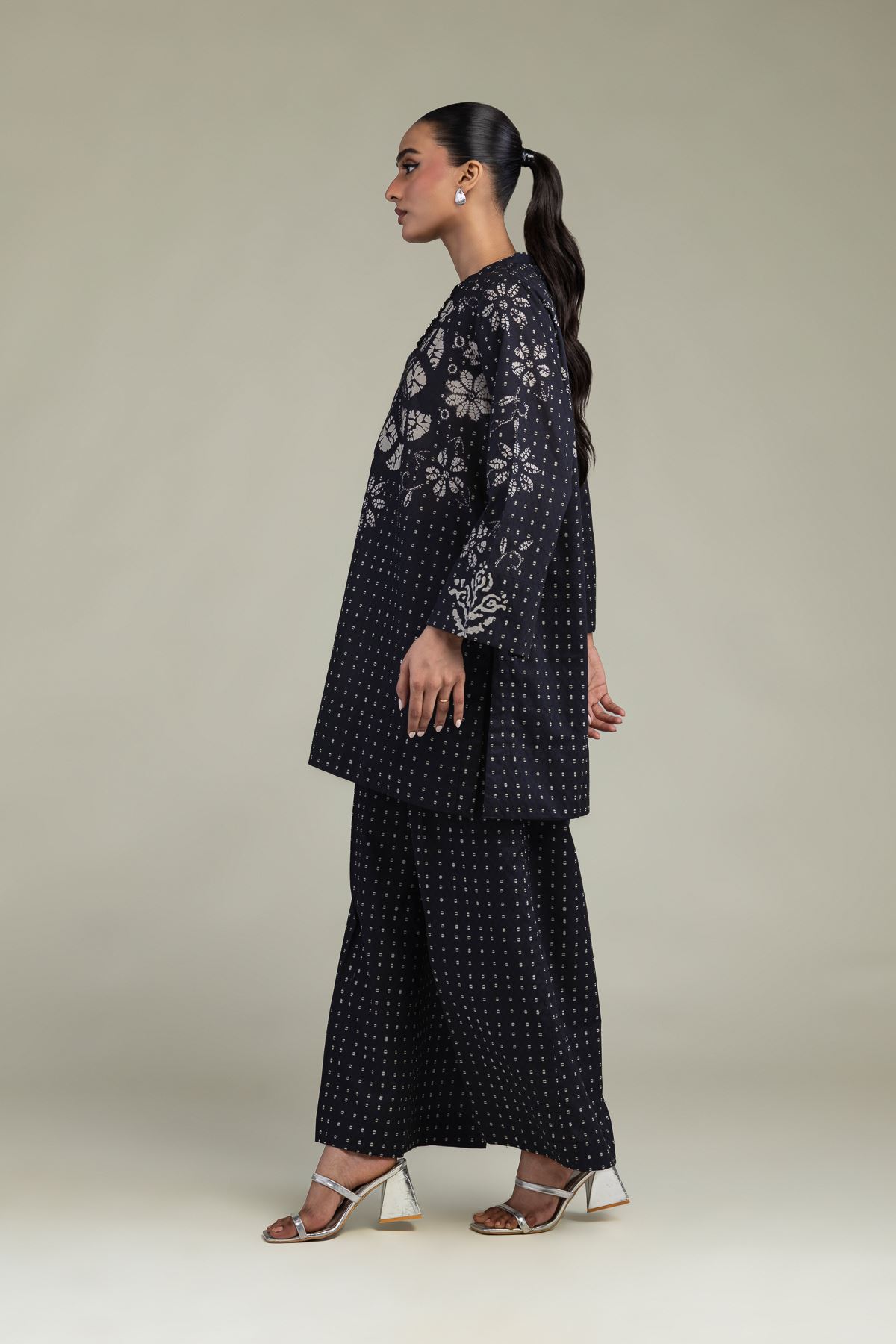 Printed Cotton Dobby Cotton Dobby Kurta - 1-26-301-B-F1-VG