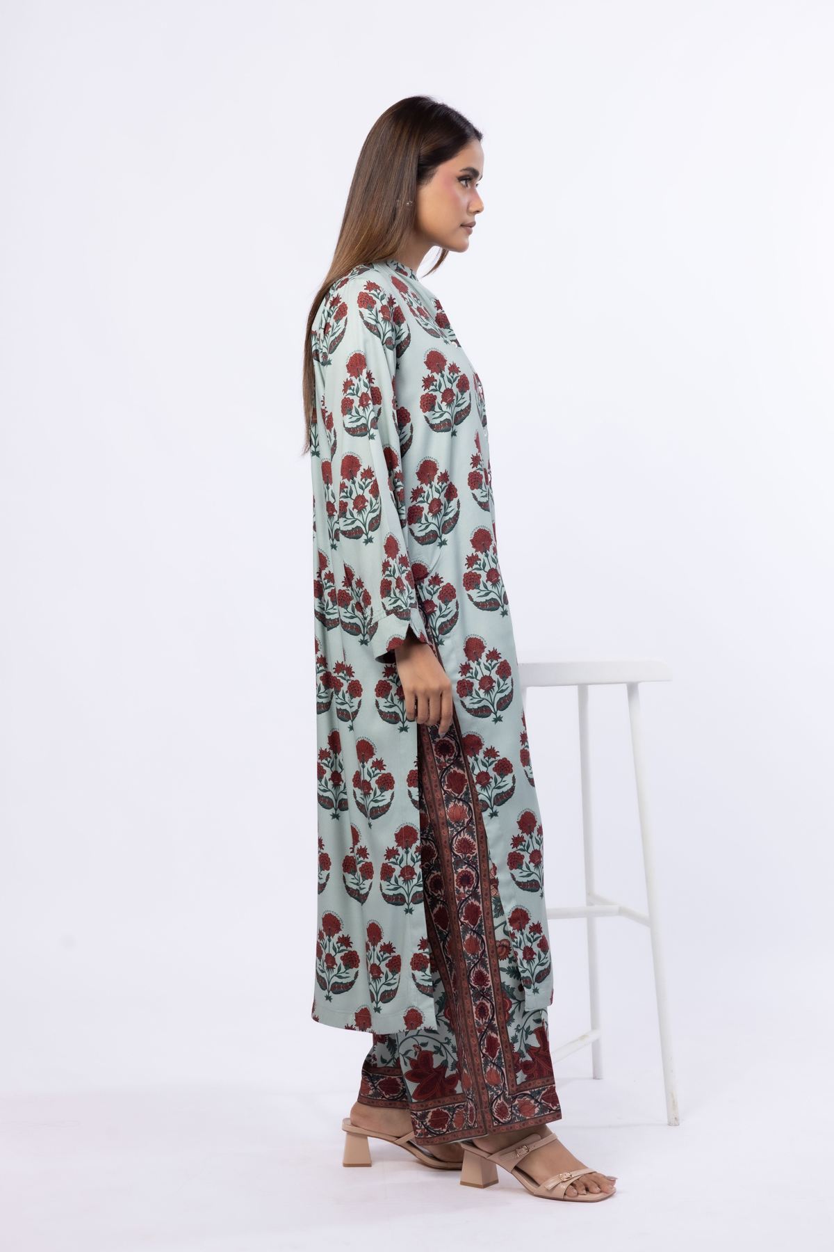 Printed Viscose Crepe Kurta - 25-09-9S1-04TA-VG