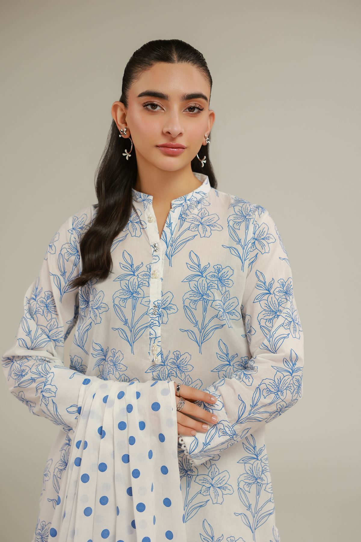 Lawn Summer Lawn Dupatta - 1-26-133-A-E-VG