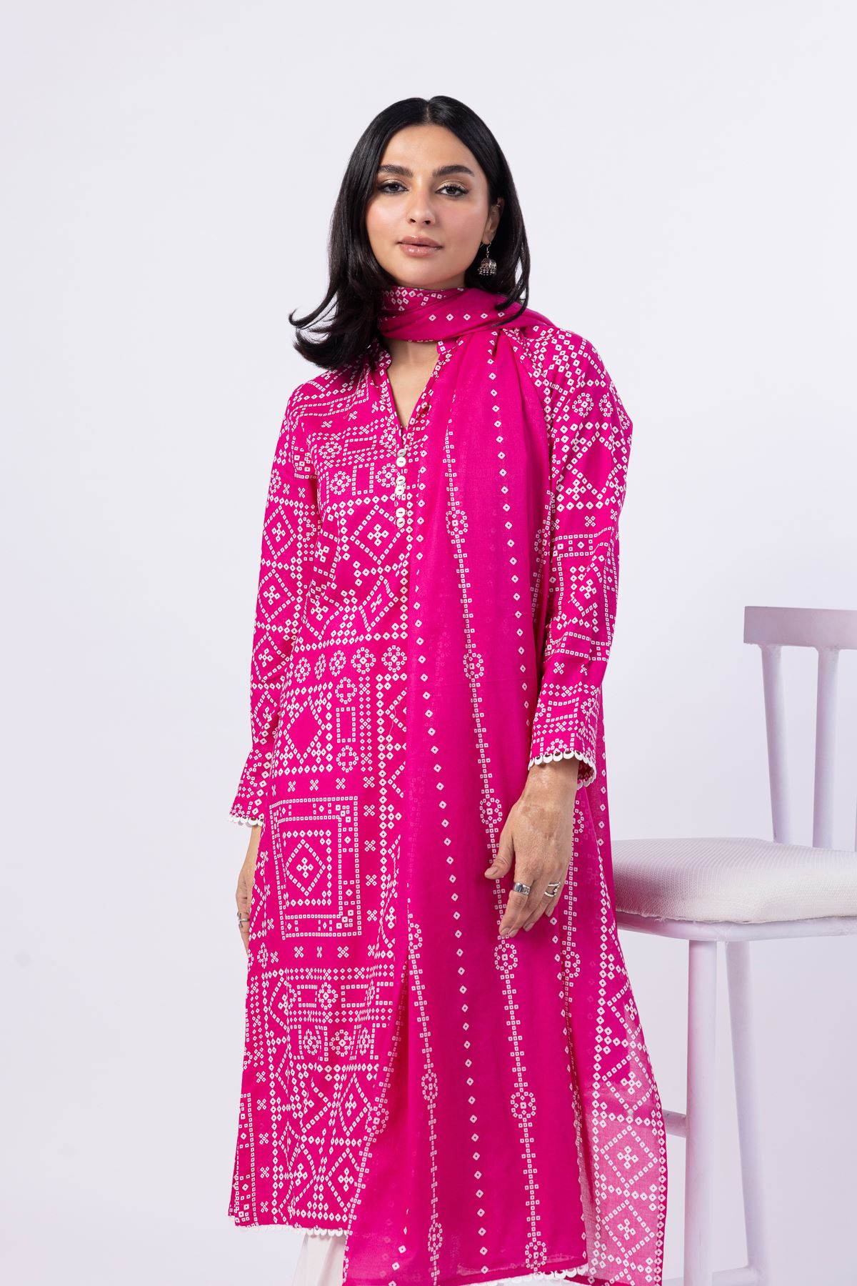 Buy Dupatta | 0.0 N/A | 25-04EX16-01SA-VG_MULTI | Khaadi Pakistan