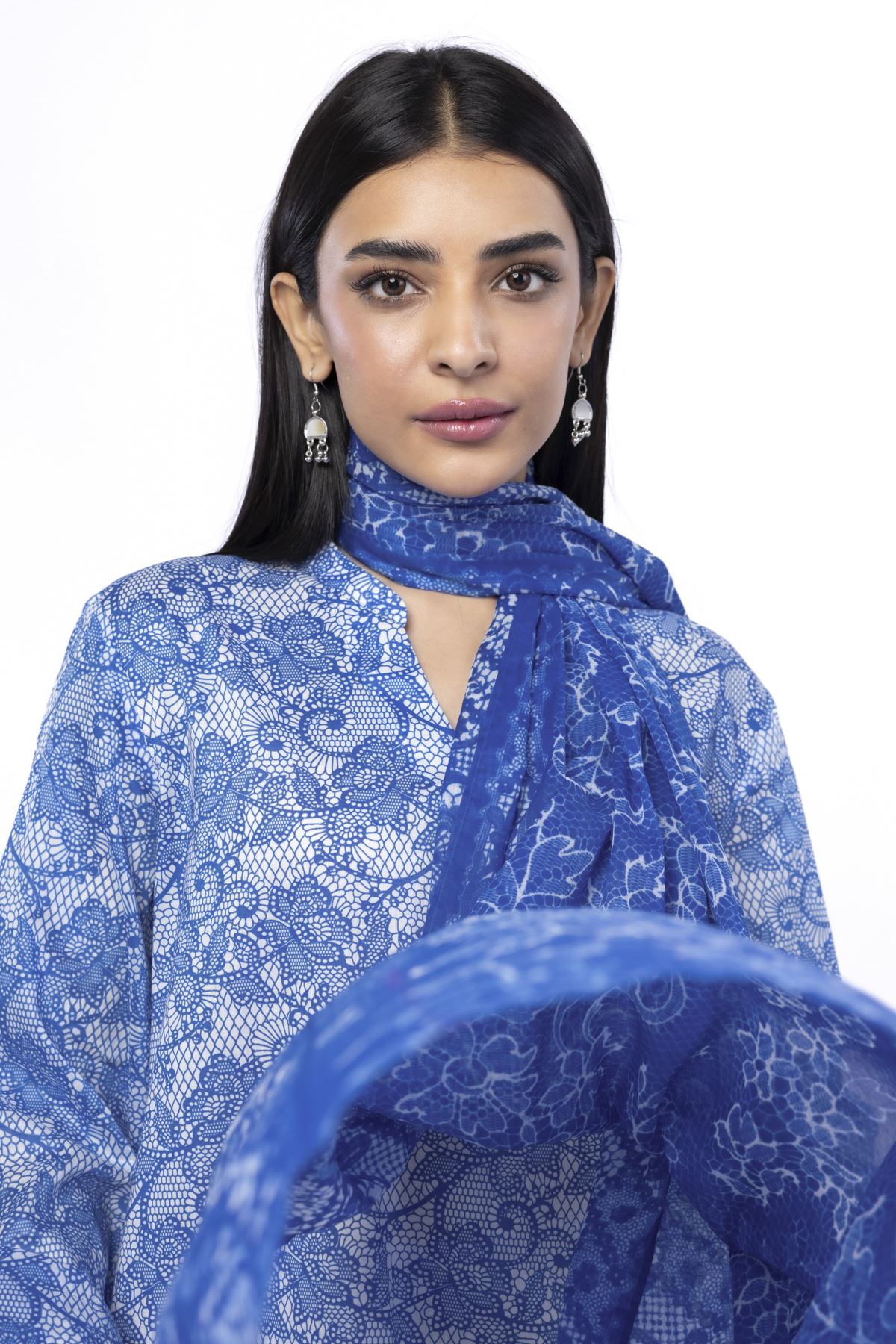 Printed Lawn Fabrics 3 Piece - CA02A-VG